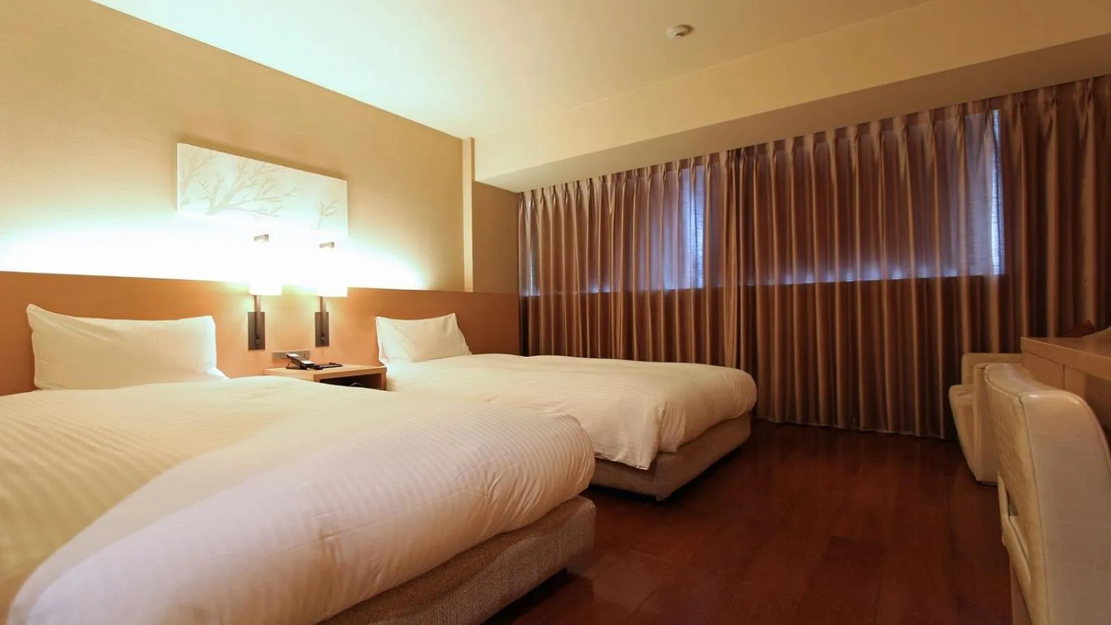 Bed in KOKO HOTEL Fukuoka Tenjin