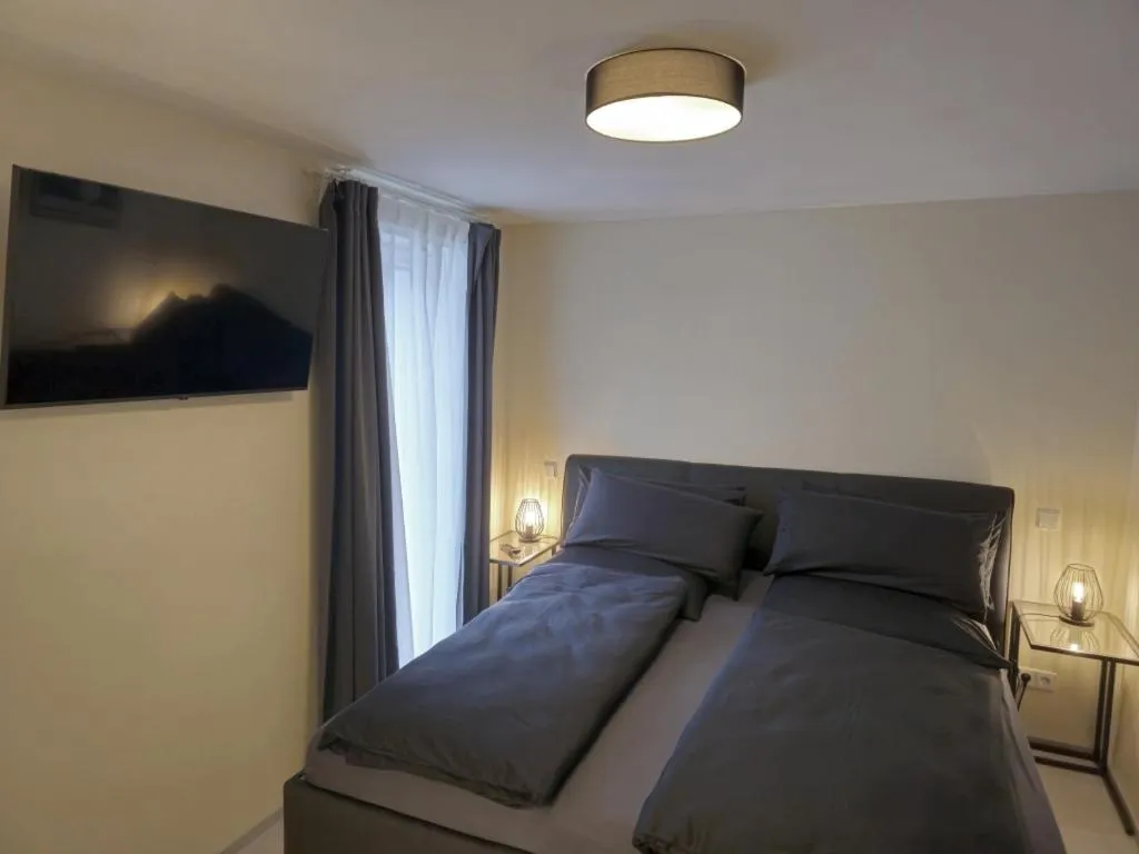 Bed in Hotel Villa Marstall