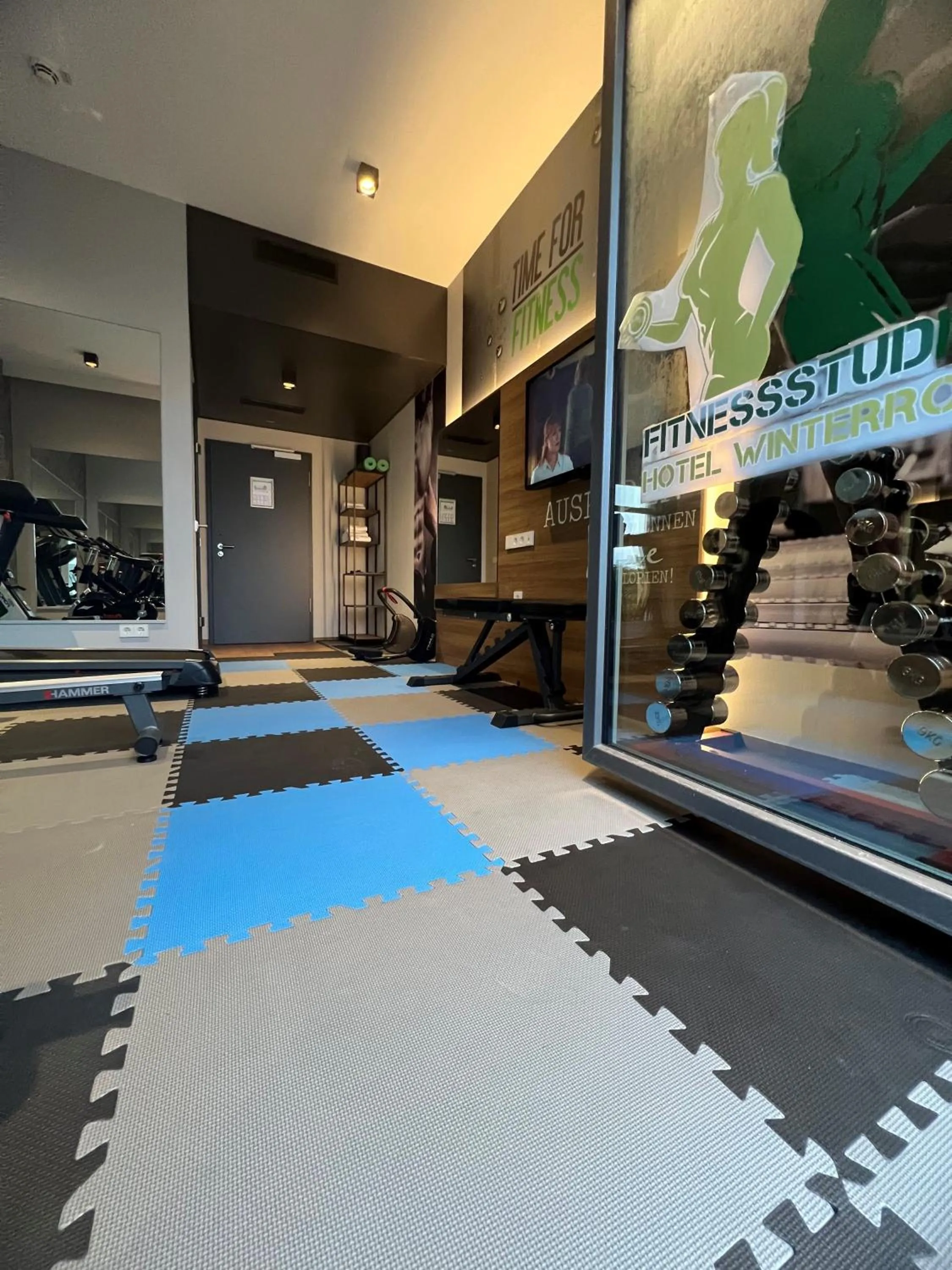 Fitness centre/facilities in Design Hotel Winterrot