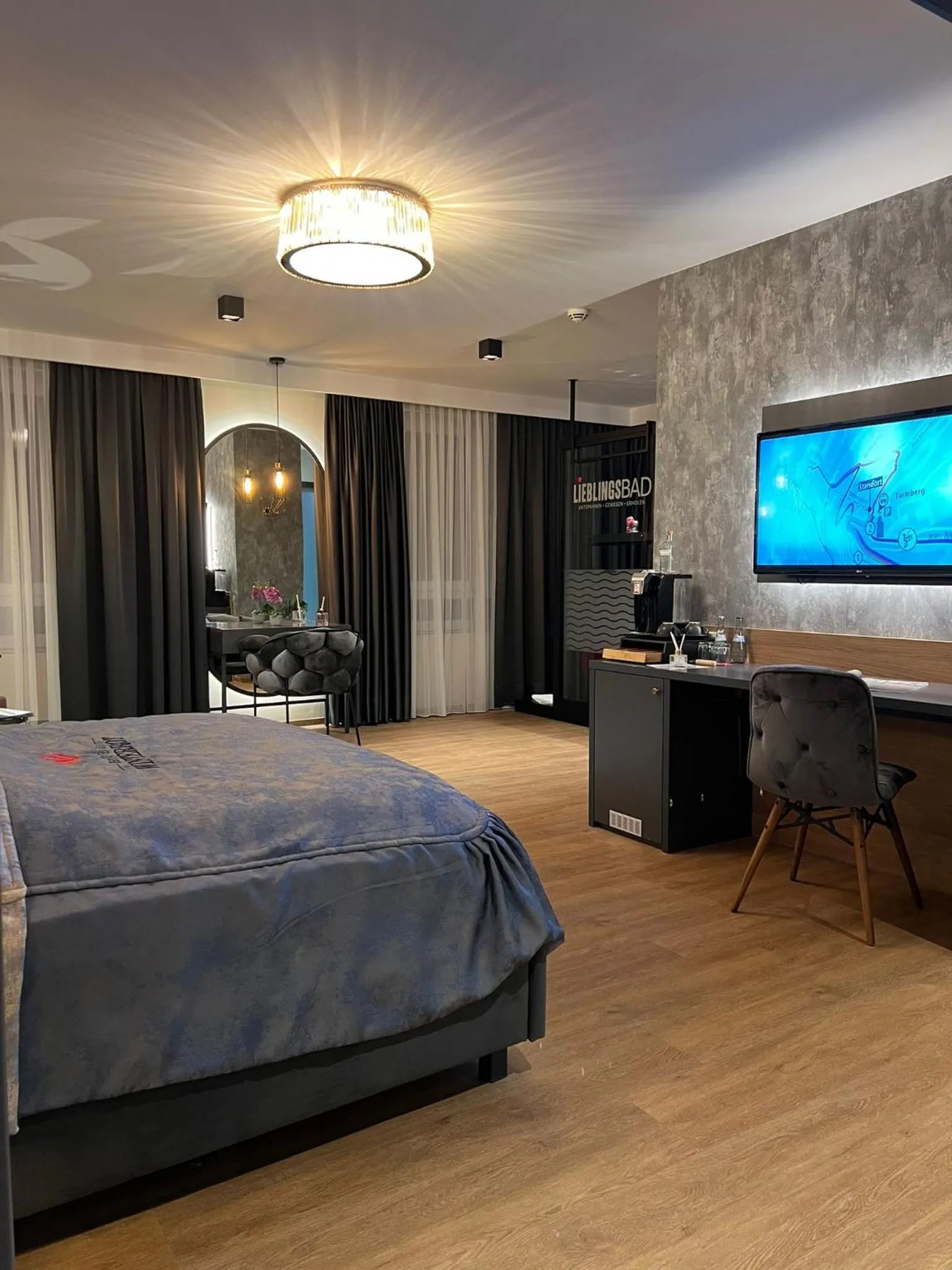 Bedroom, Bed in Design Hotel Winterrot