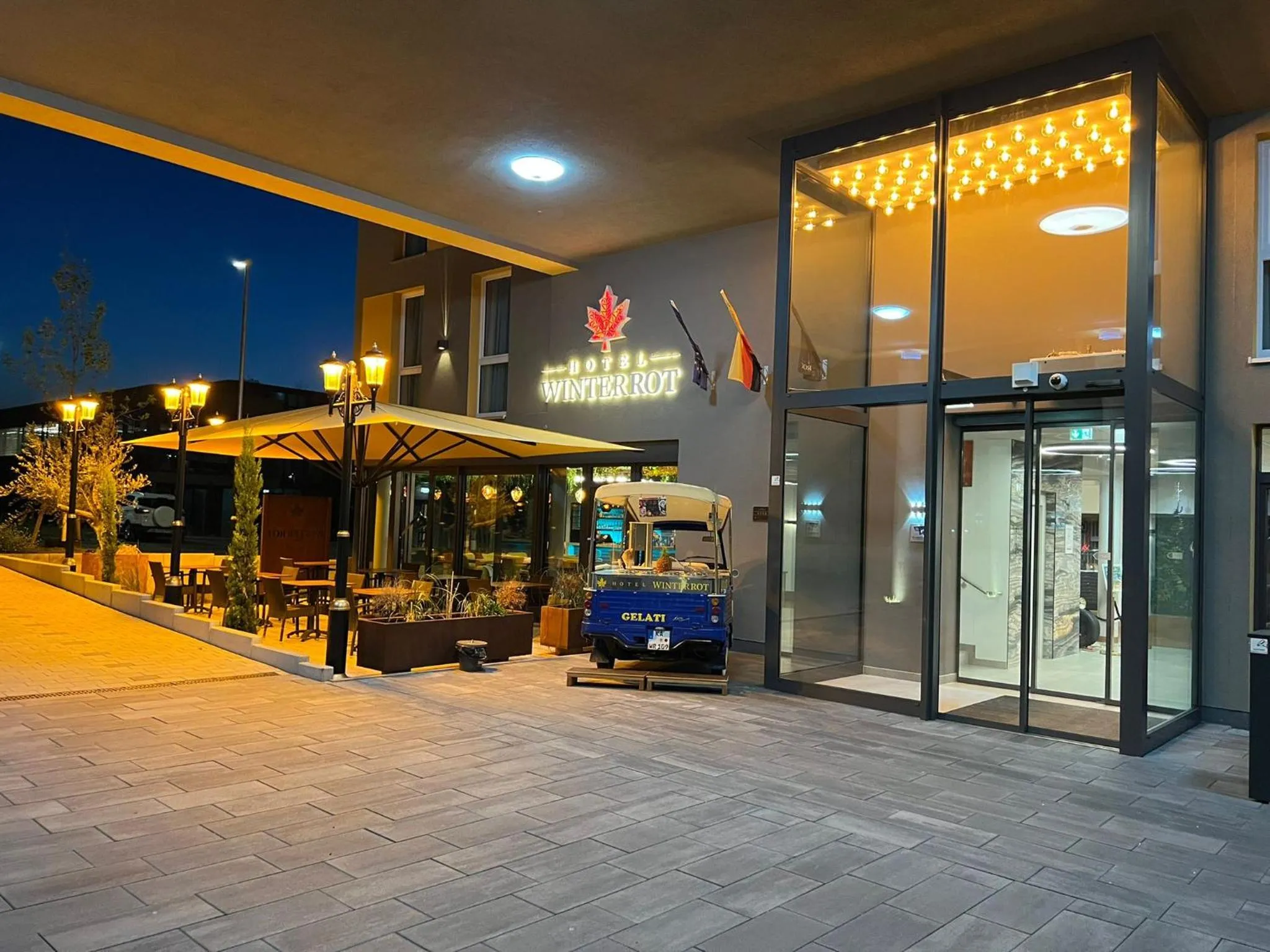 Patio in Design Hotel Winterrot