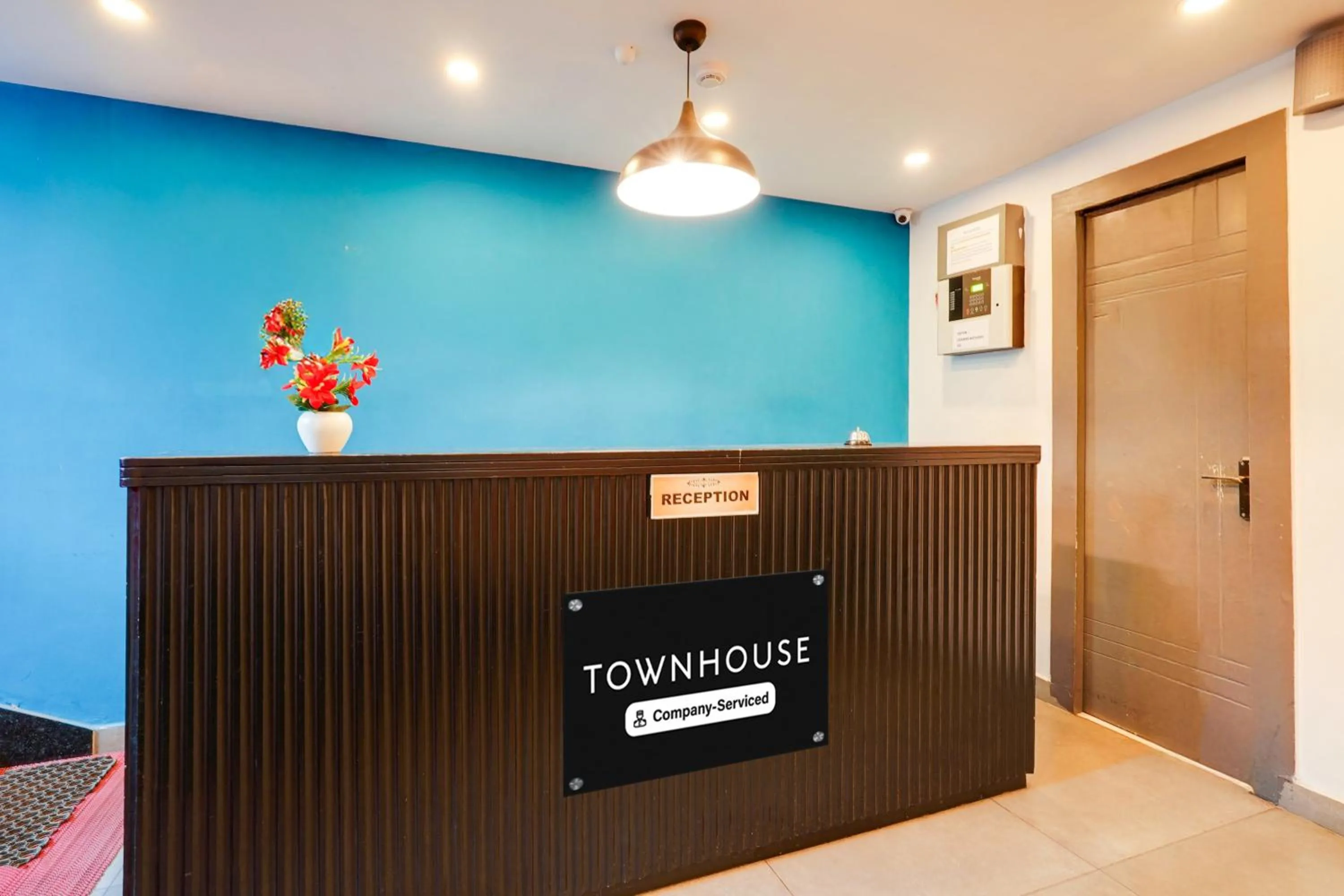 Lobby or reception in Super Townhouse BTM Layout Near Madiwala Lake Formerly Q Rooms