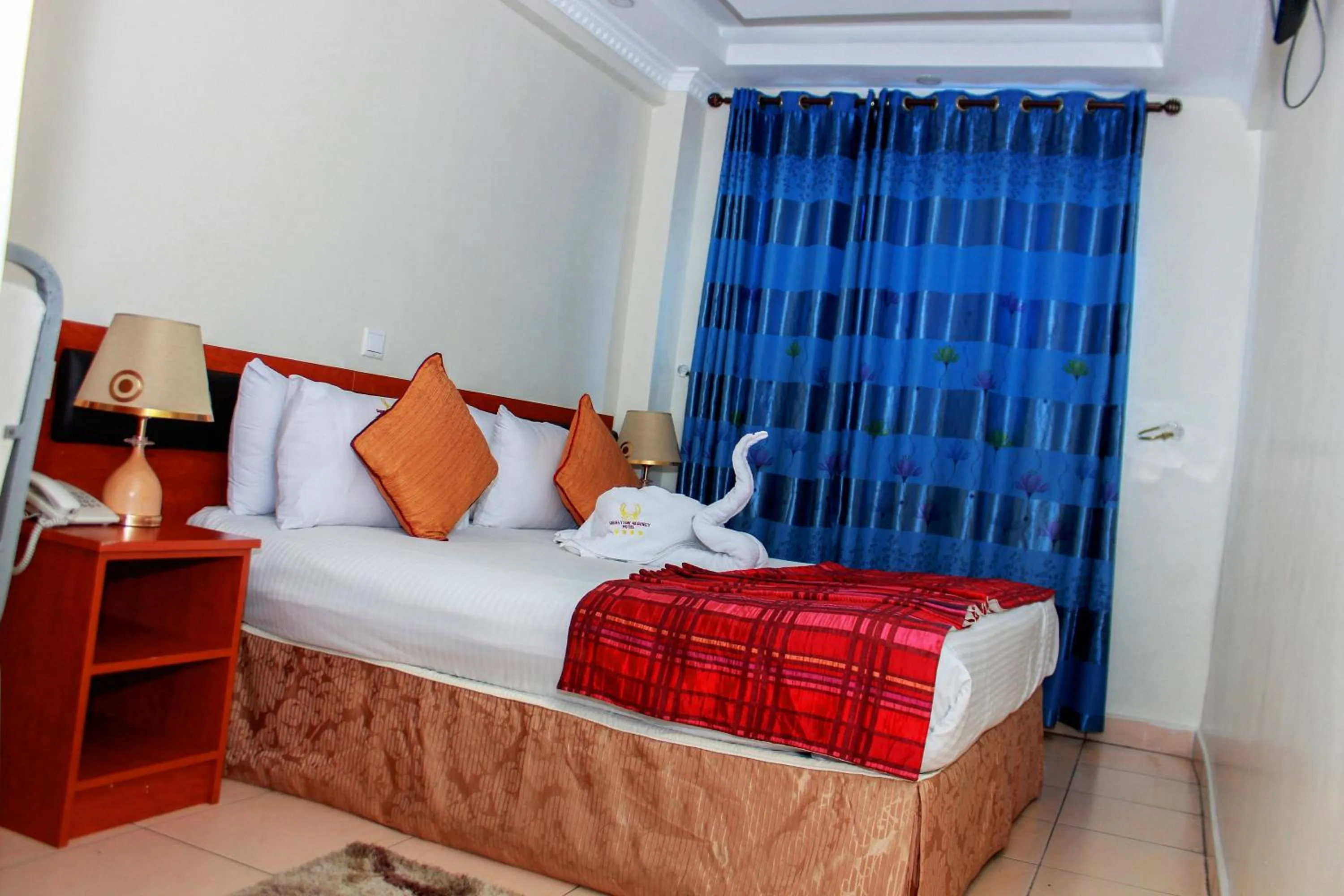 Bed in Sheratton Regency Hotel Nairobi