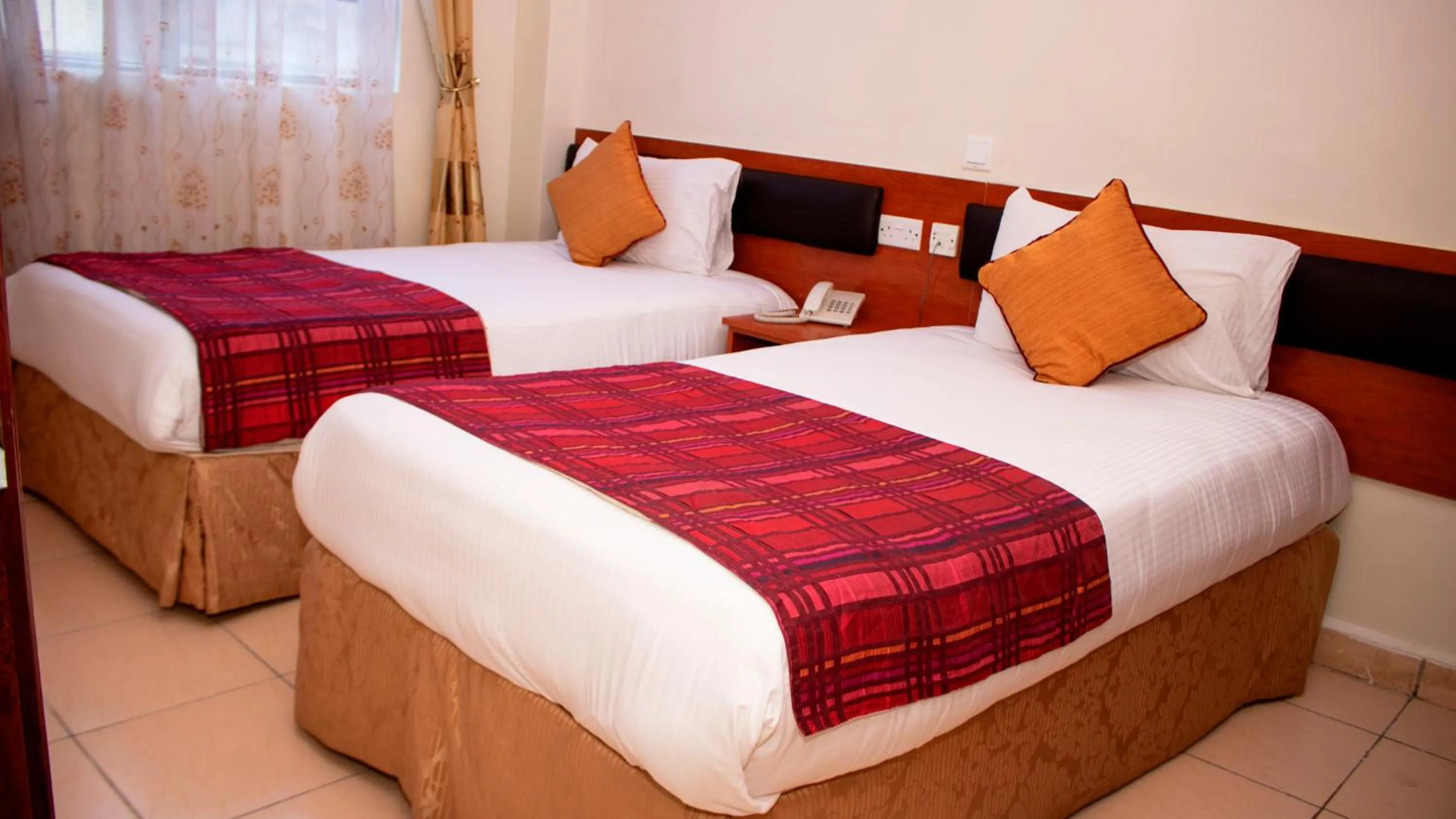Bed in Sheratton Regency Hotel Nairobi