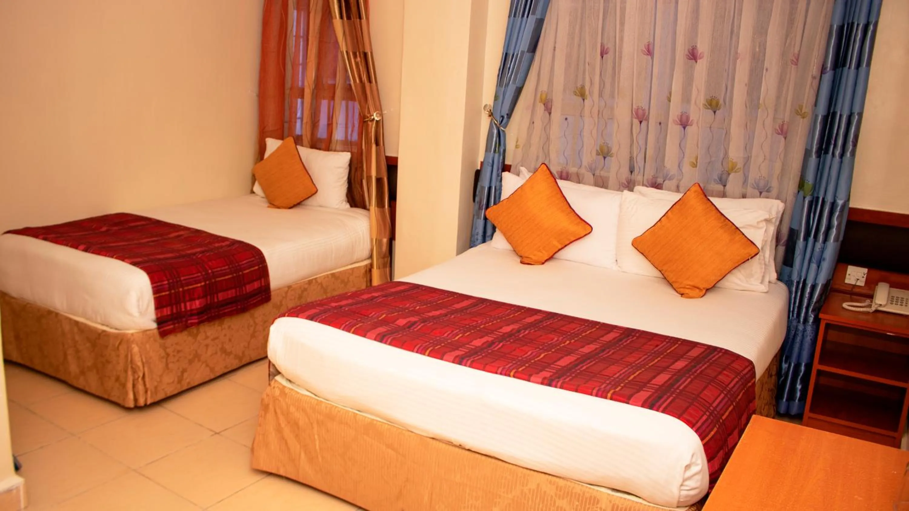 Bed in Sheratton Regency Hotel Nairobi