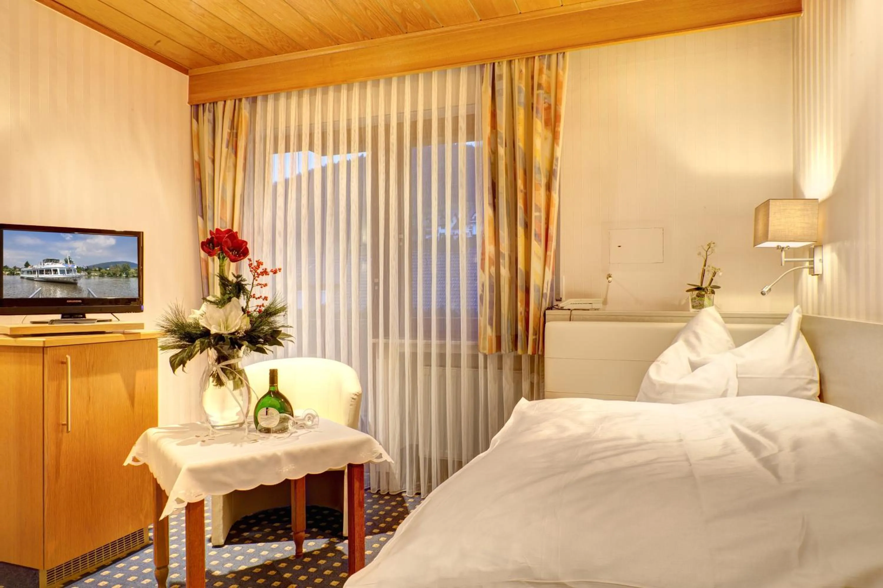 Seating area, Bed in Zum Wiesengrund