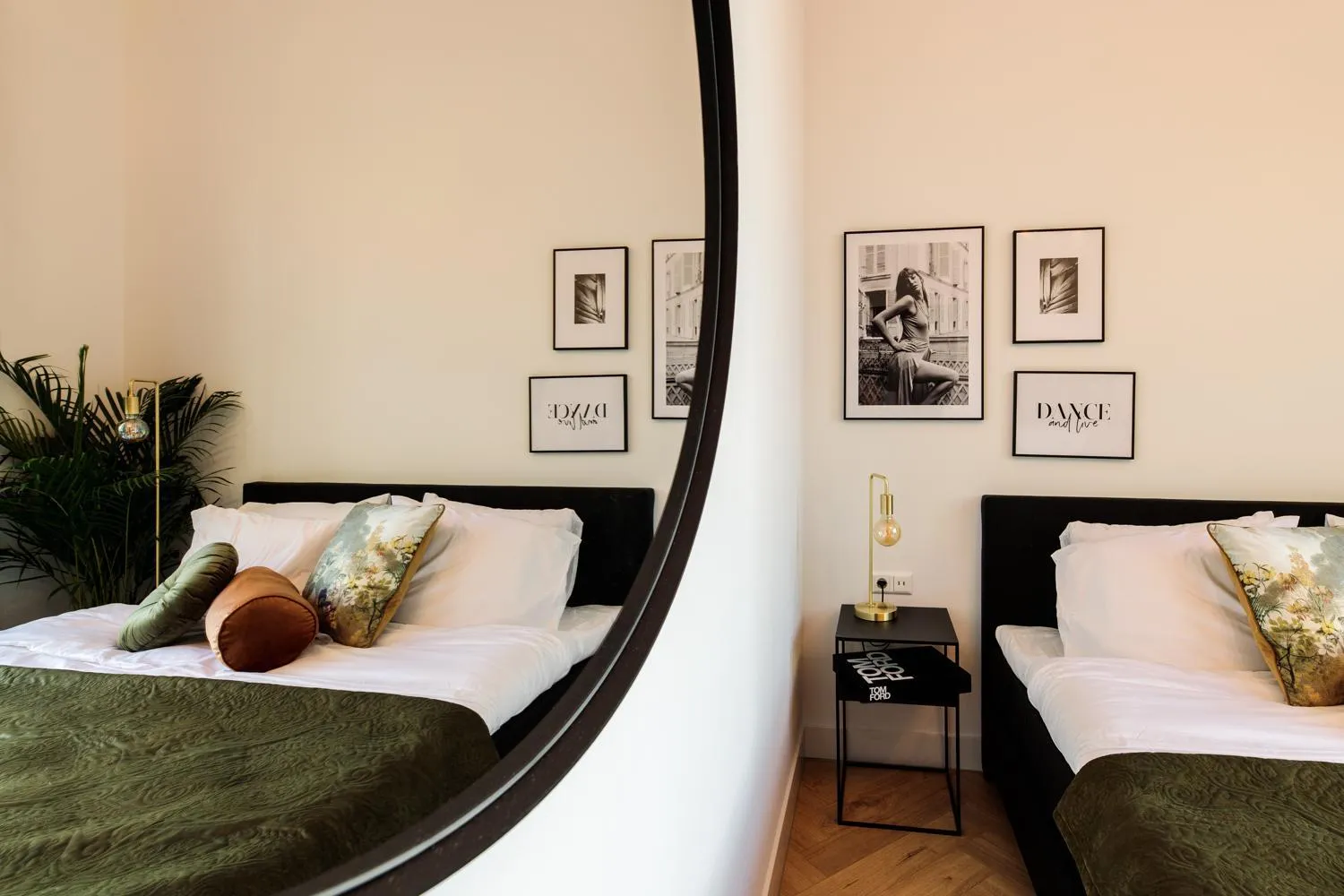 Decorative detail, Bed in Boutique Hotel 43 Zaandam-Amsterdam