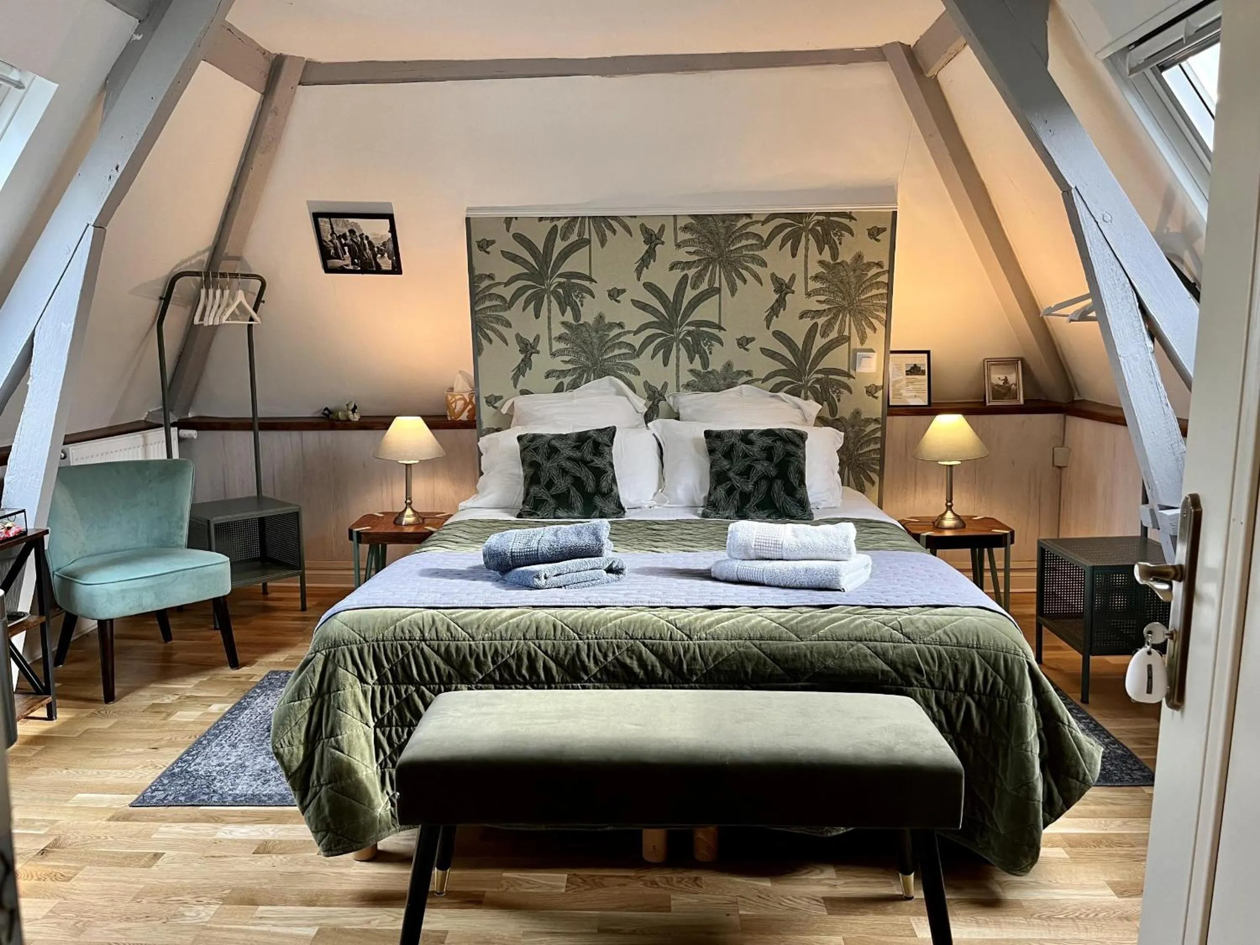 Bedroom, Bed in Entre Terre et Estuaire & Spa