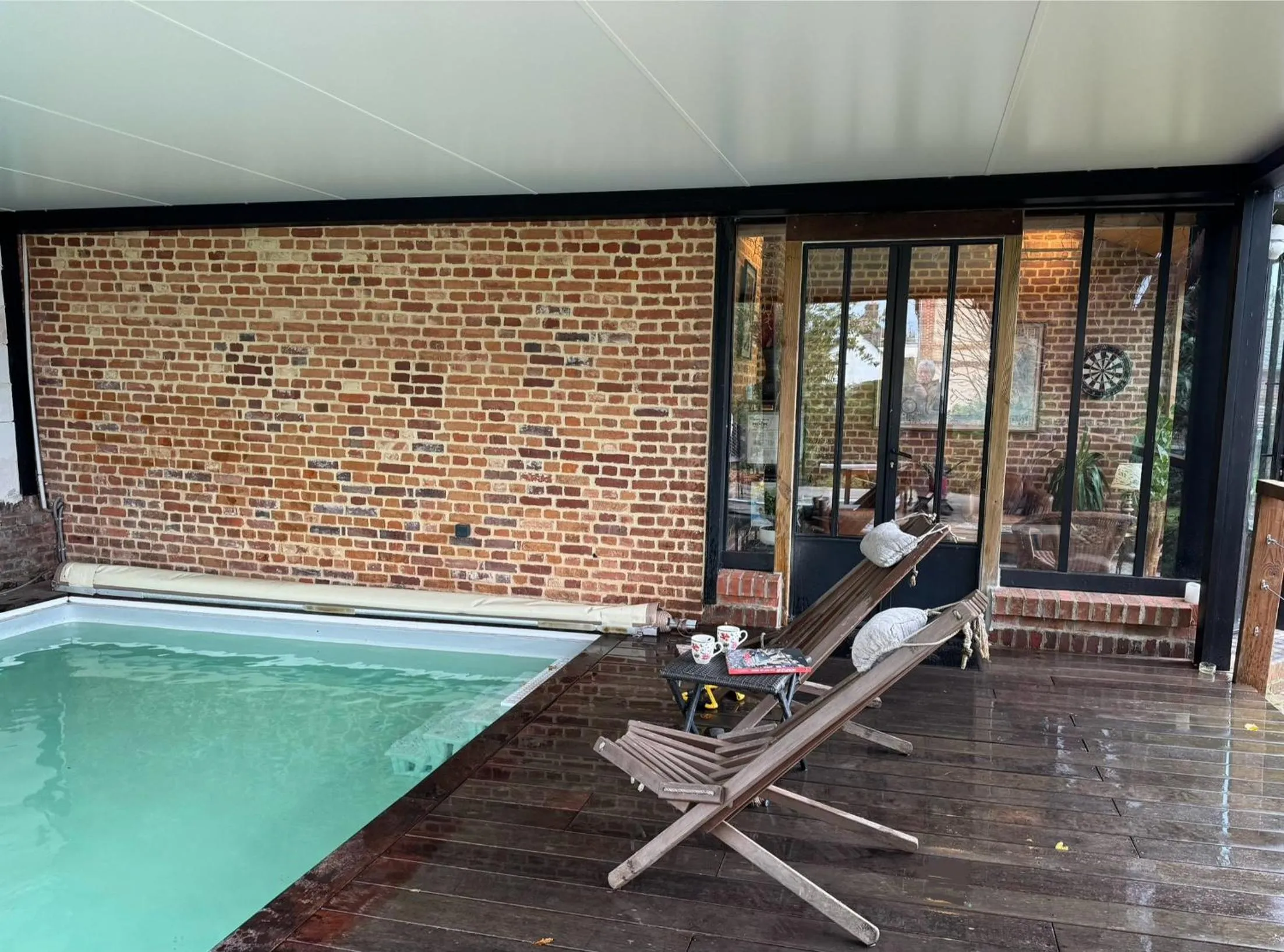 Swimming pool in Entre Terre et Estuaire & Spa