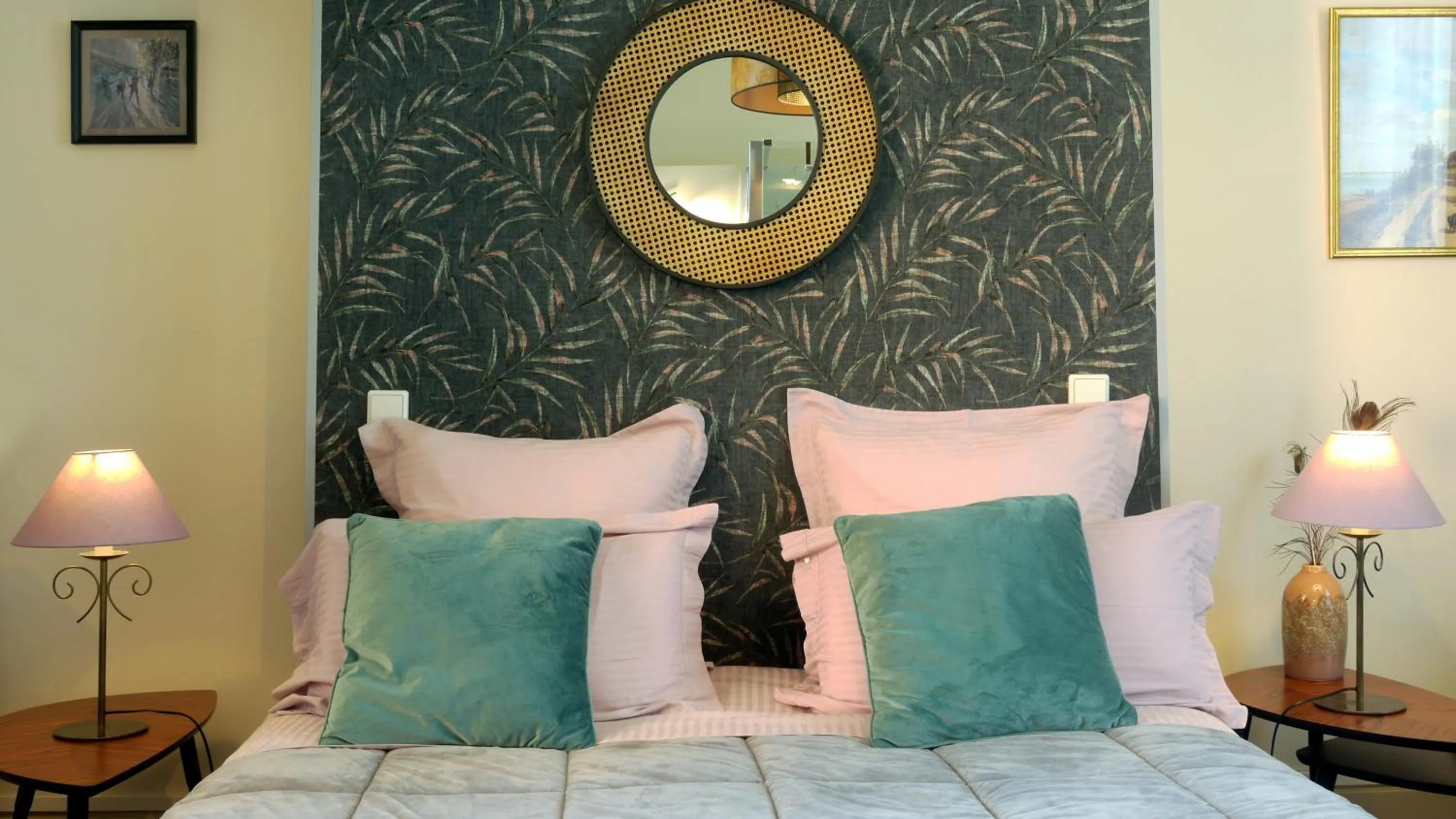 Bedroom, Bed in Entre Terre et Estuaire & Spa