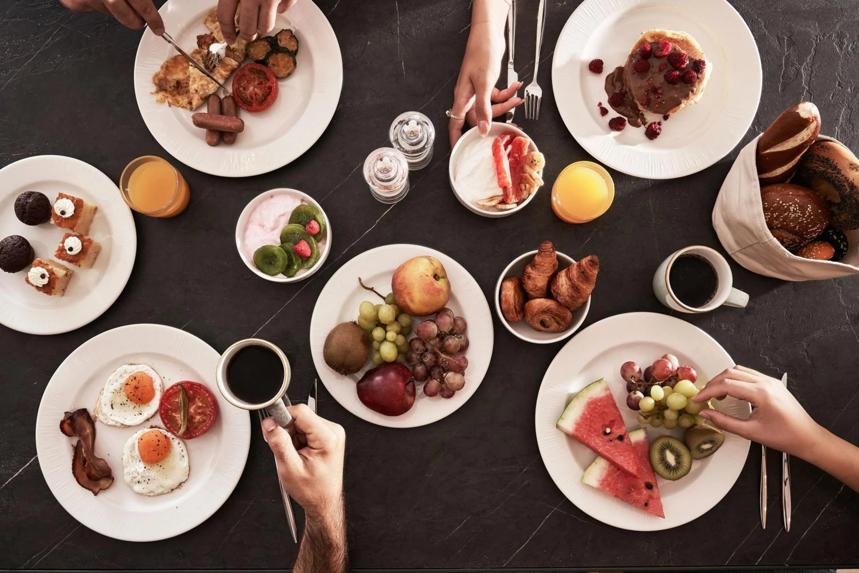 Buffet breakfast in Atlantica Belvedere Resort - Adults Only