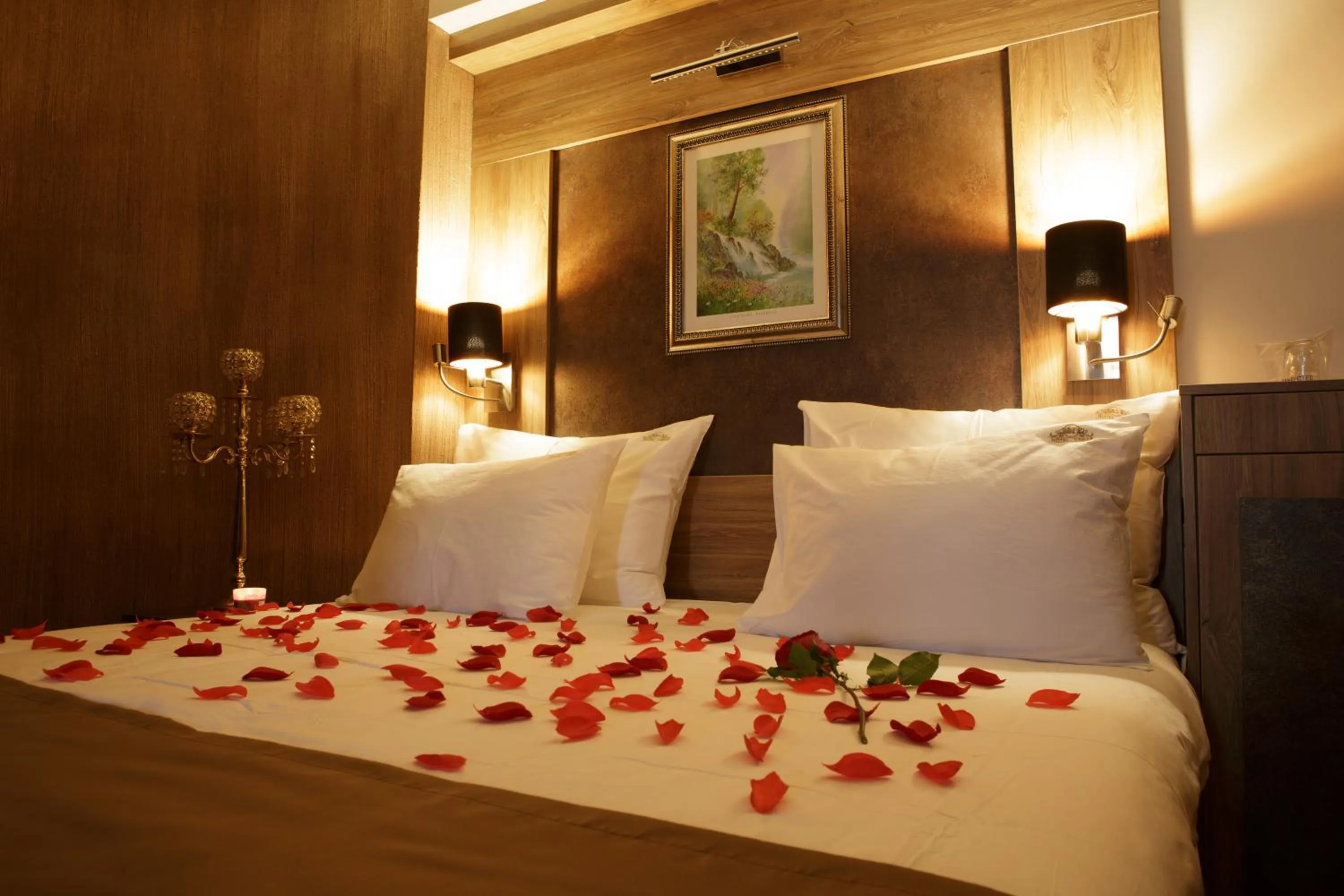 Decorative detail, Bed in Hotel Vrbak ND