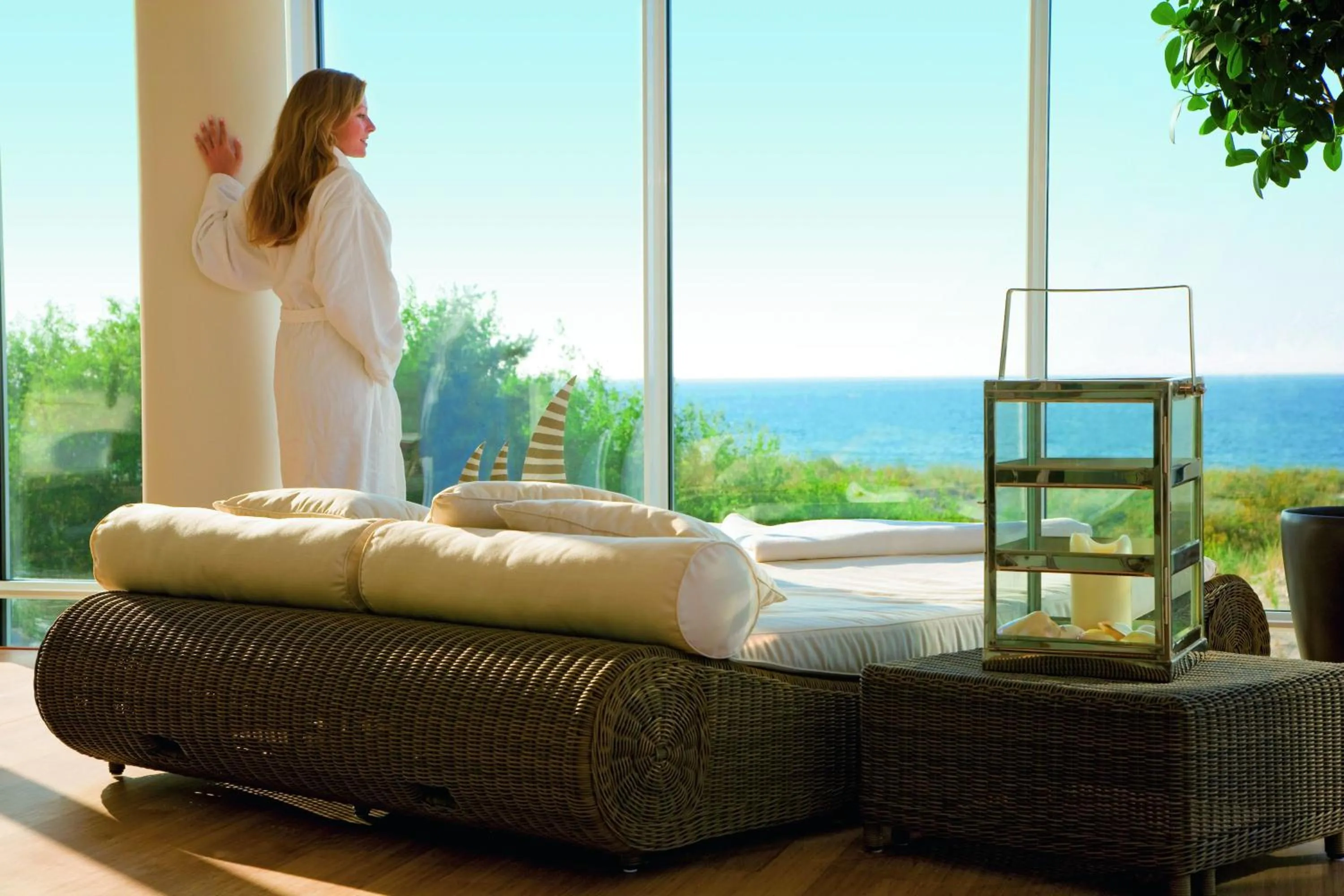 Spa and wellness centre/facilities, Bed in Strandhotel Dünenmeer - Adults only