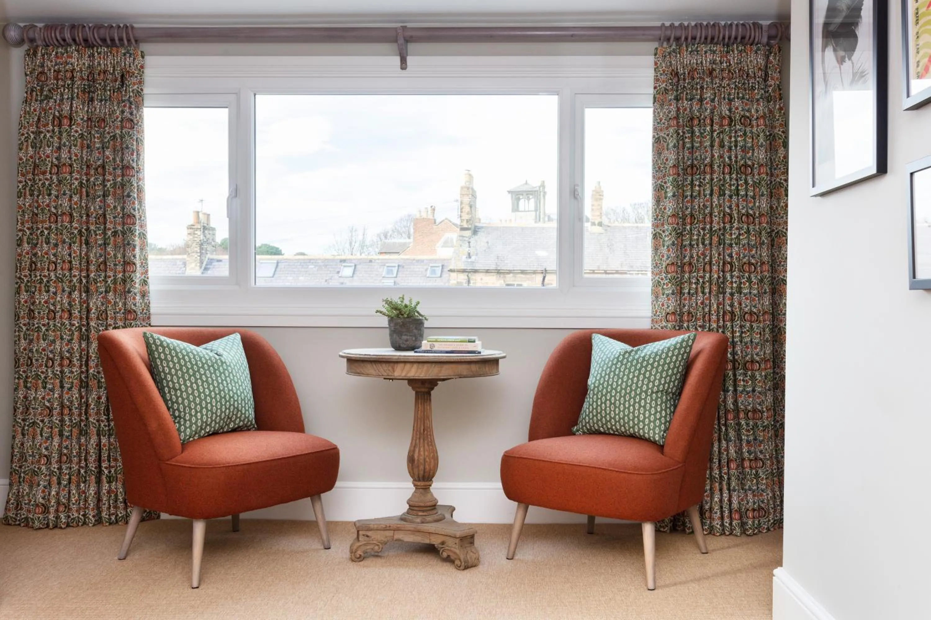 Living room in The Whittling House