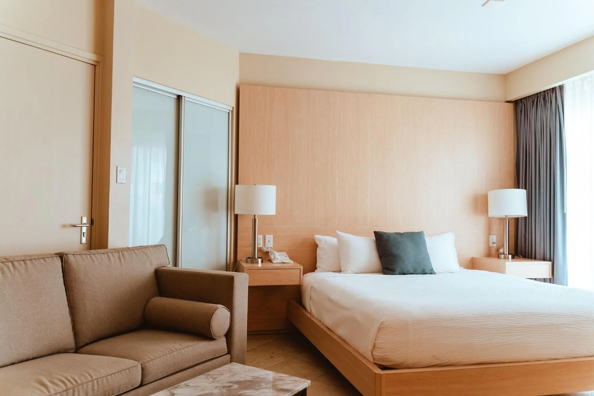 Bed in The Mill Resort and Suites