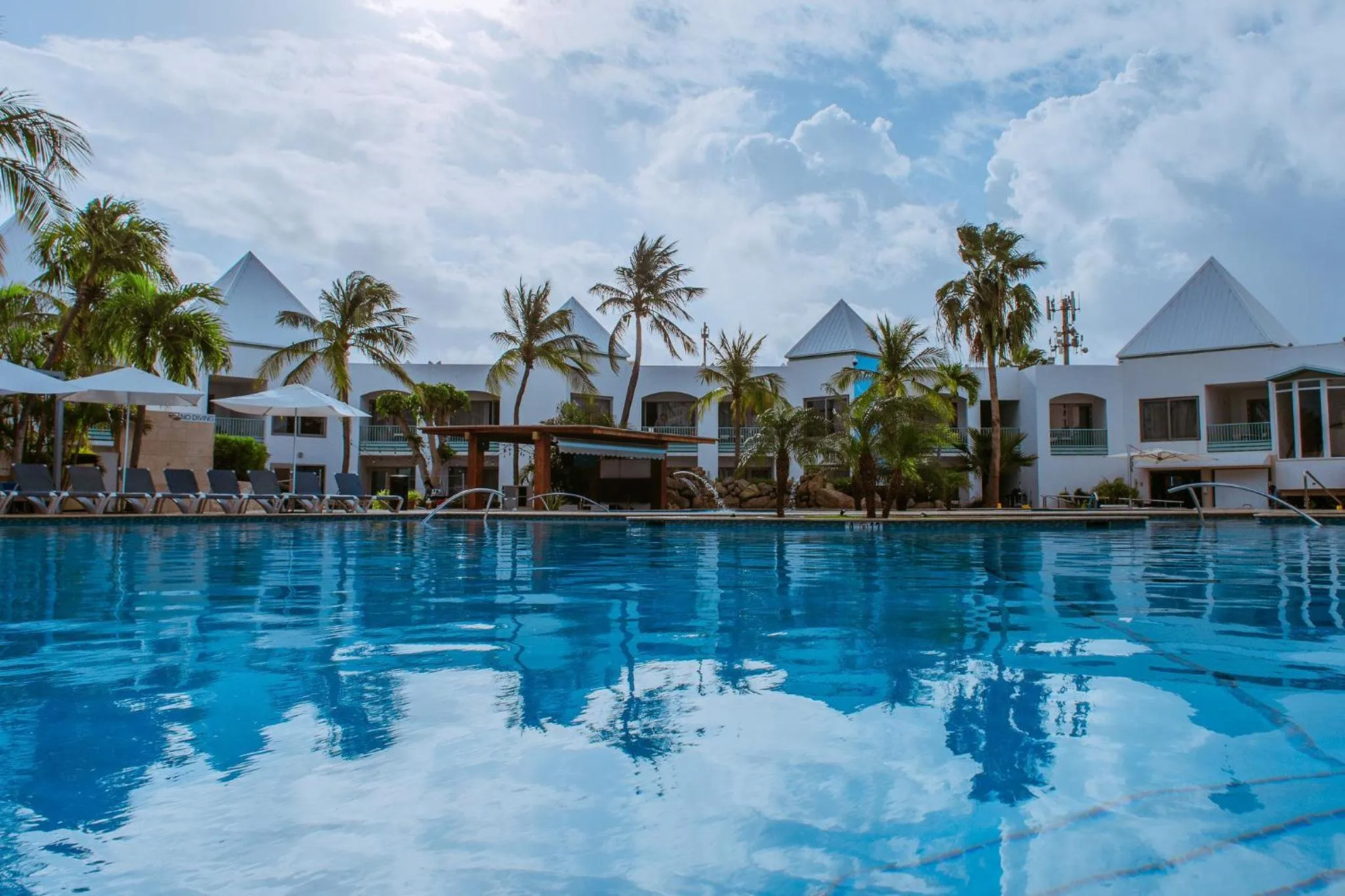 Swimming pool in The Mill Resort and Suites