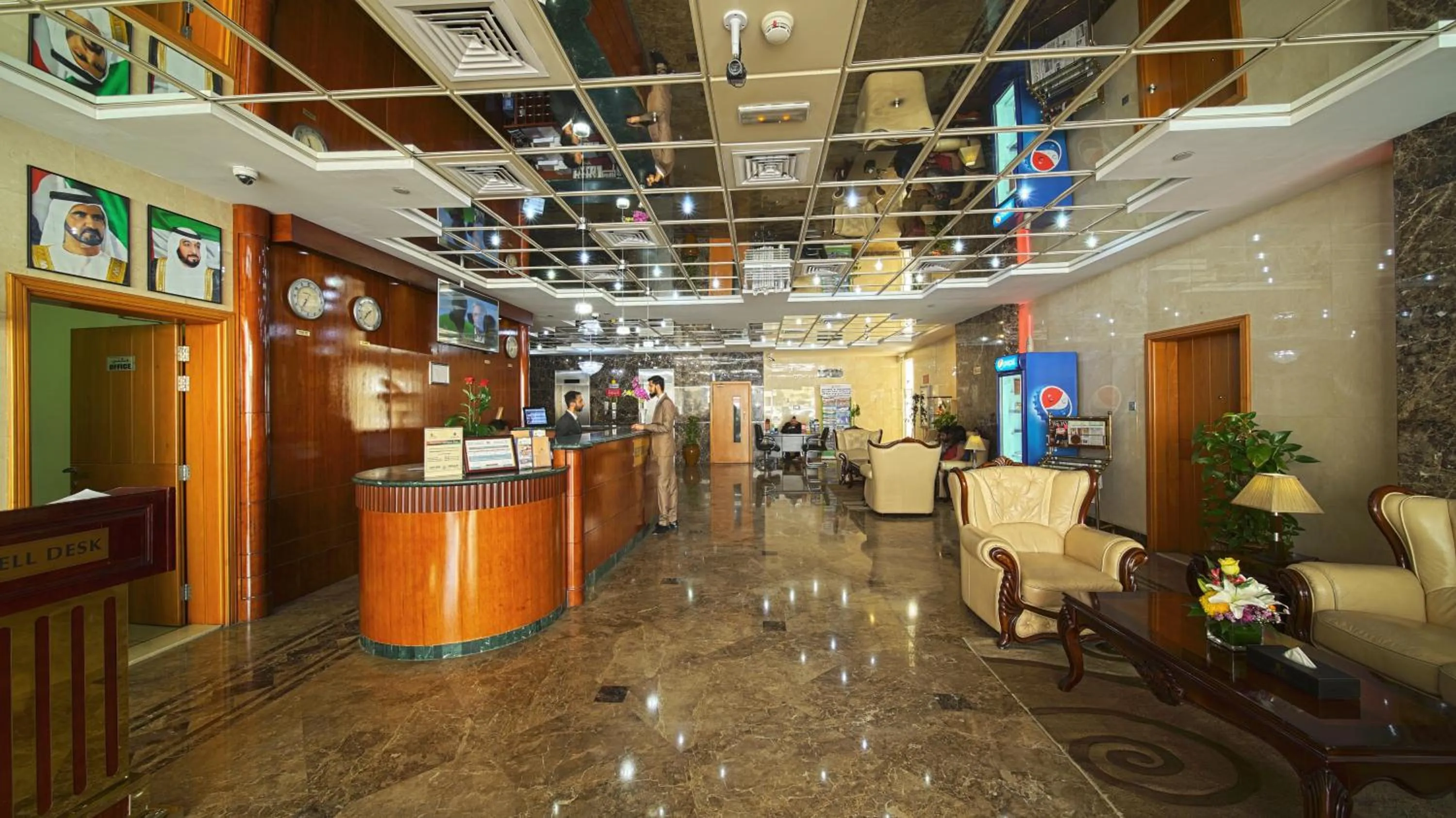 Lobby or reception in Rose Garden Hotel Apartments - Bur Dubai
