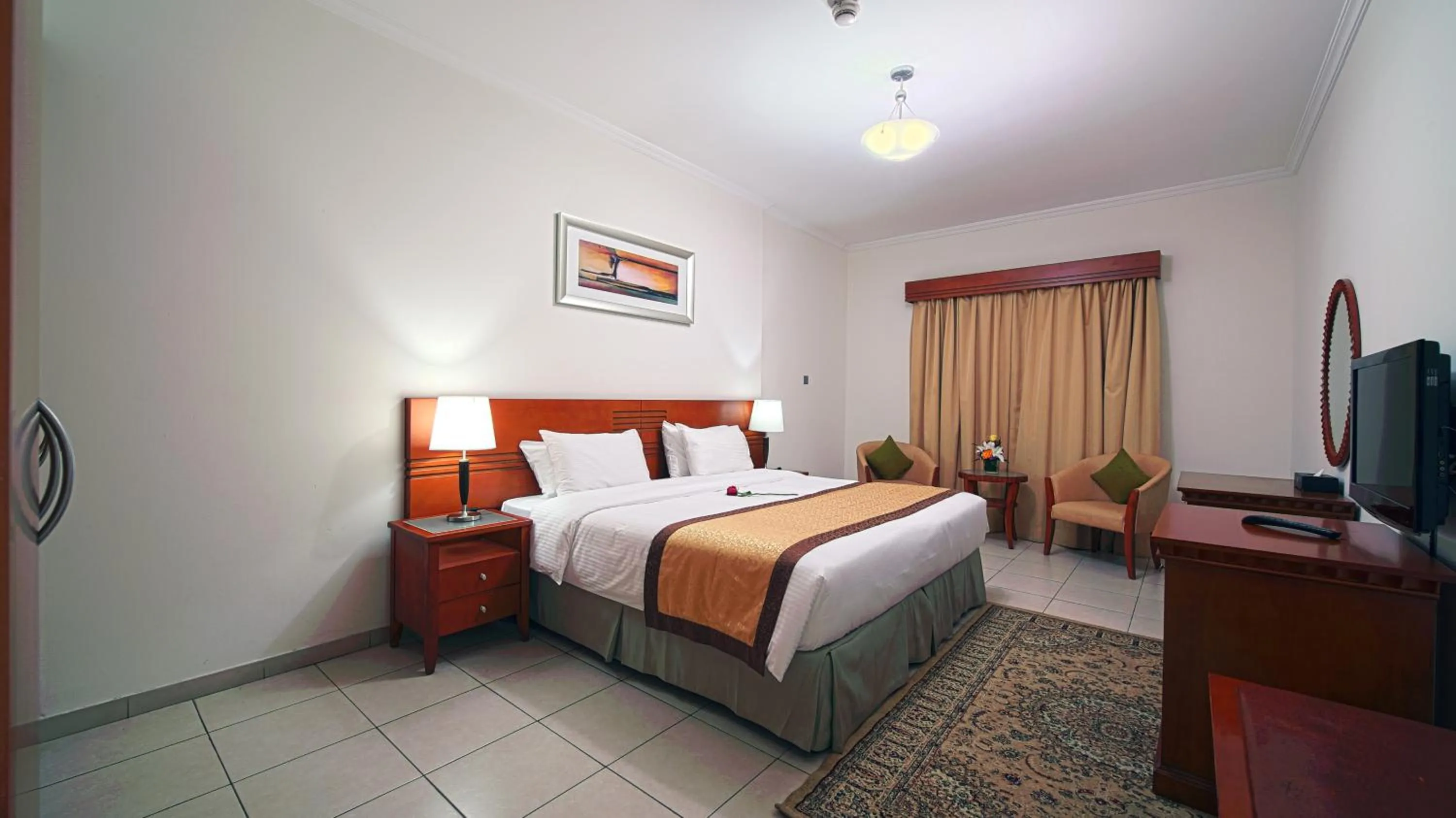 Photo of the whole room, Bed in Rose Garden Hotel Apartments - Bur Dubai