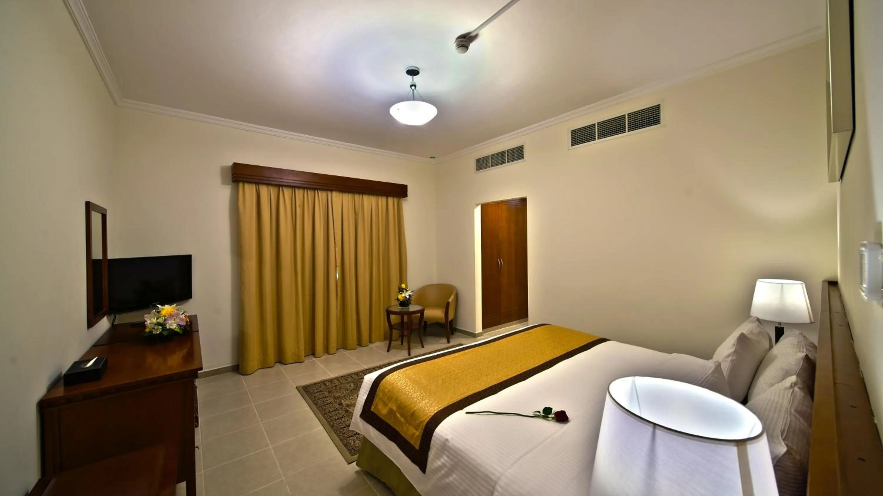 Photo of the whole room, Bed in Rose Garden Hotel Apartments - Bur Dubai