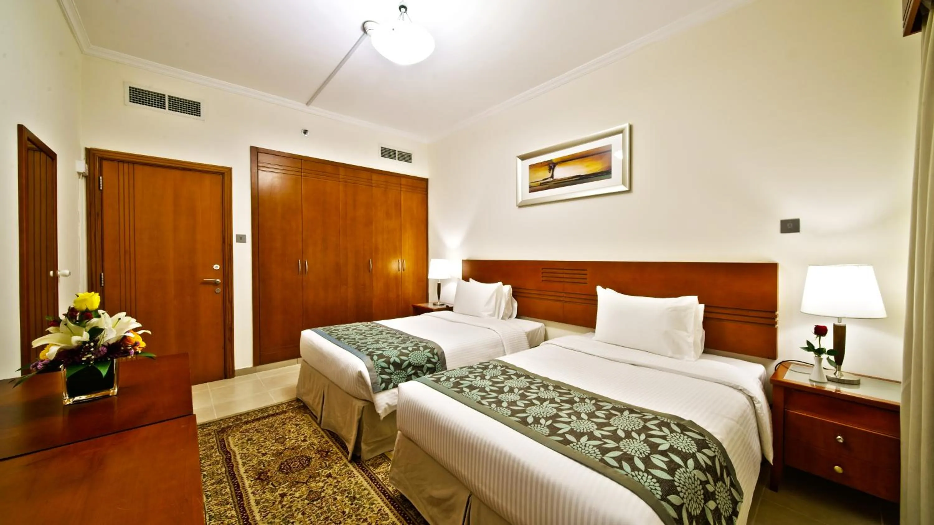 Bedroom, Bed in Rose Garden Hotel Apartments - Bur Dubai