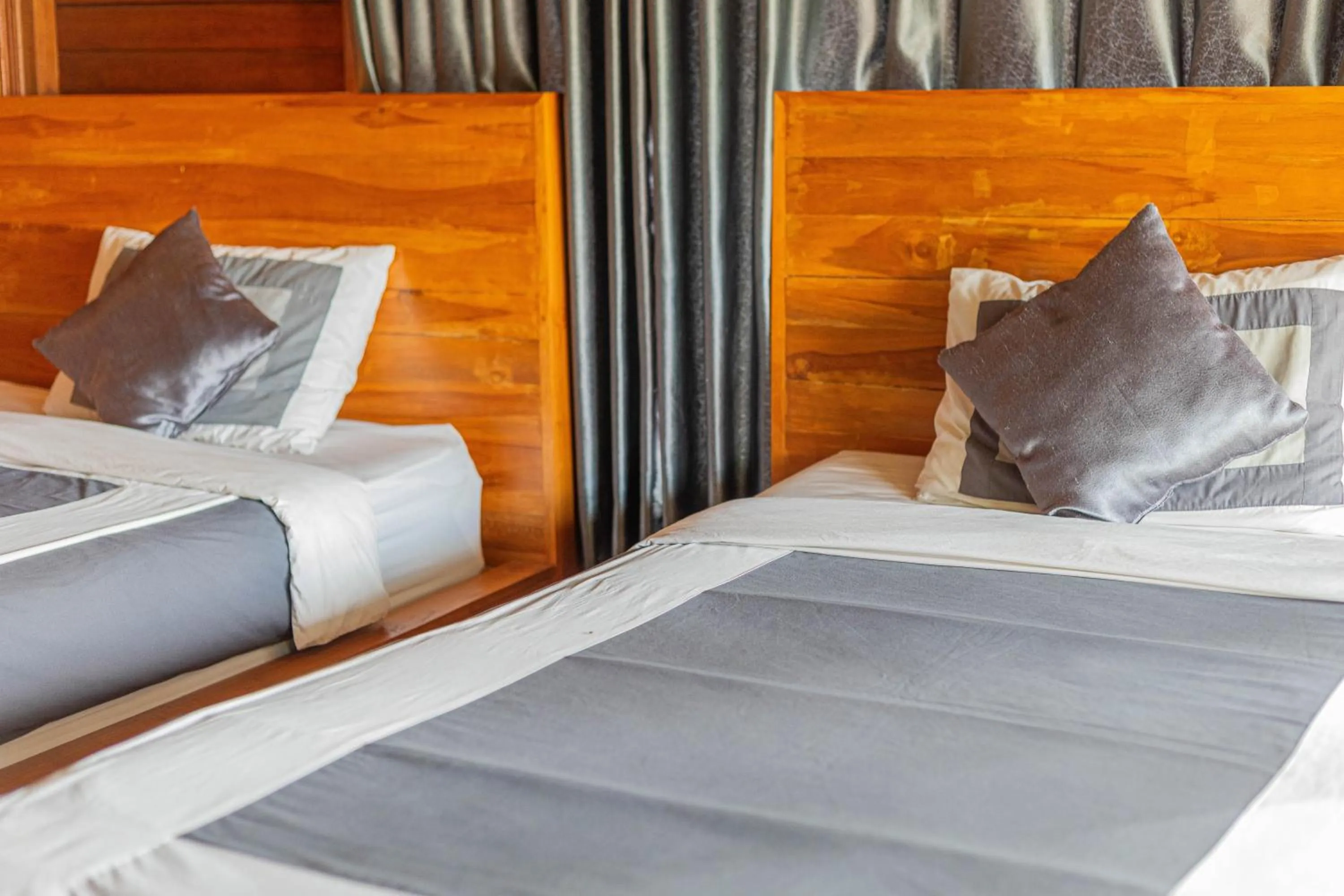 Bed in Cabana Bali Villa