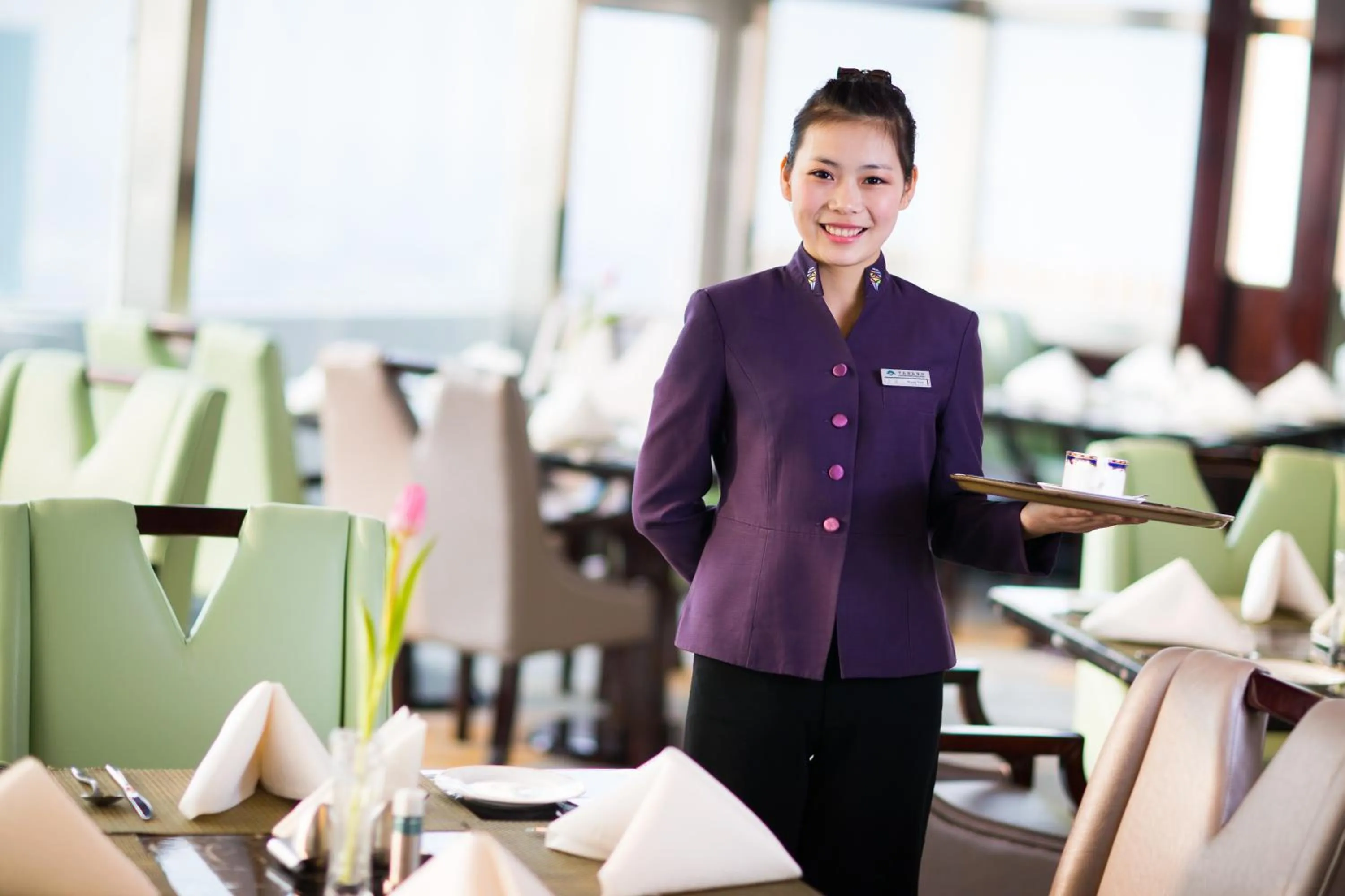 People in Huachen International Hotel