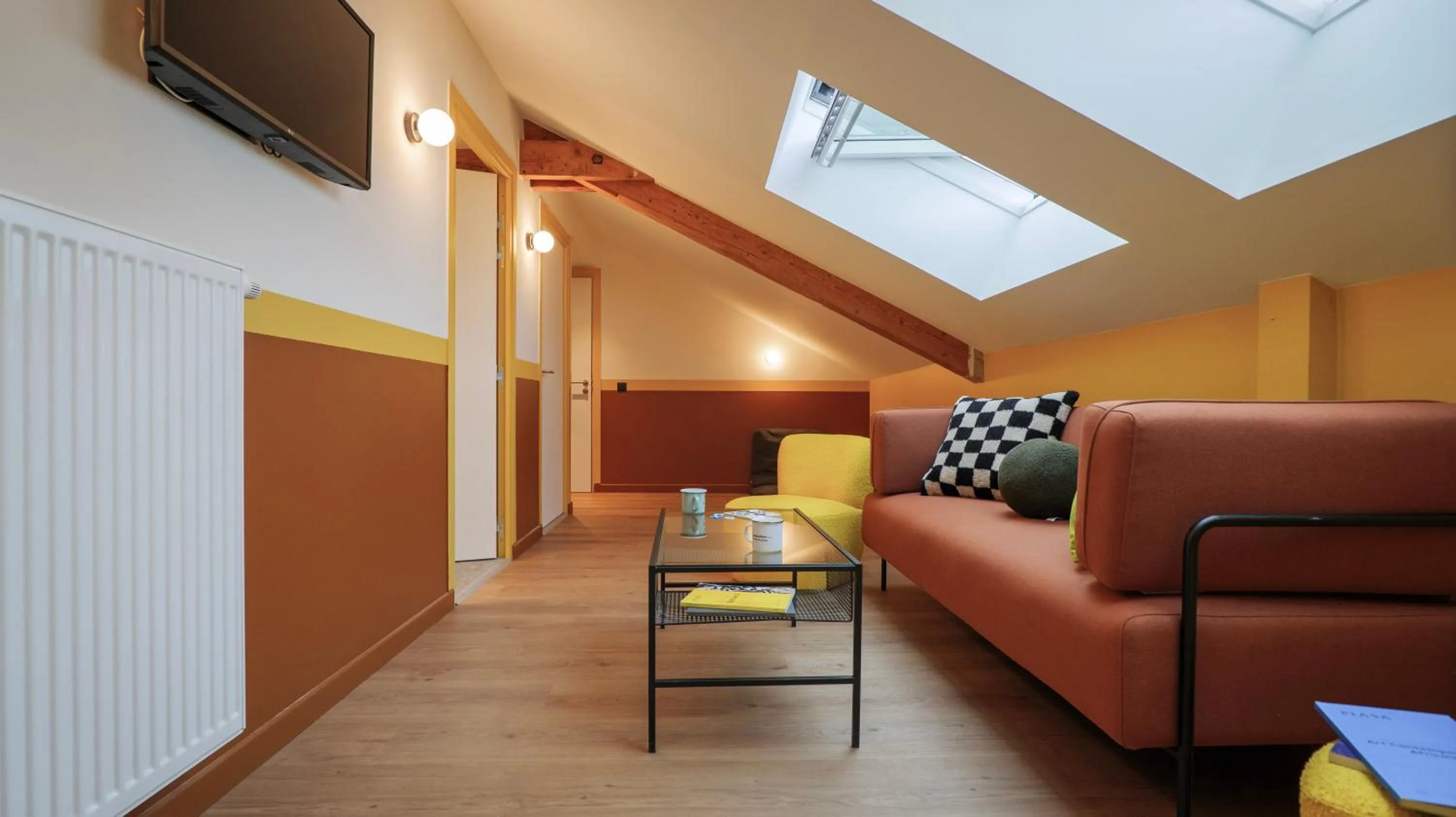 Seating area in PlanB - Living Saint-Gervais