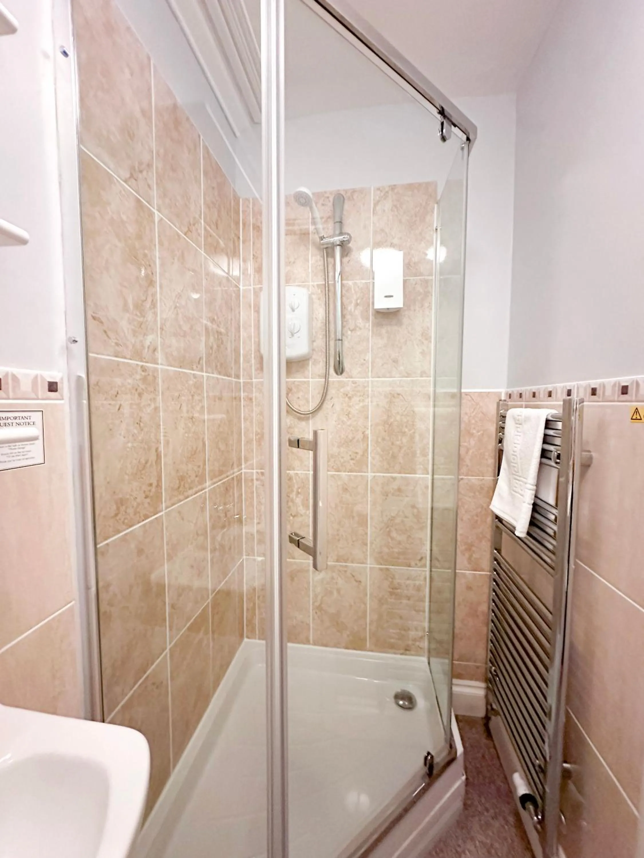 Shower in St Vincent Guest House