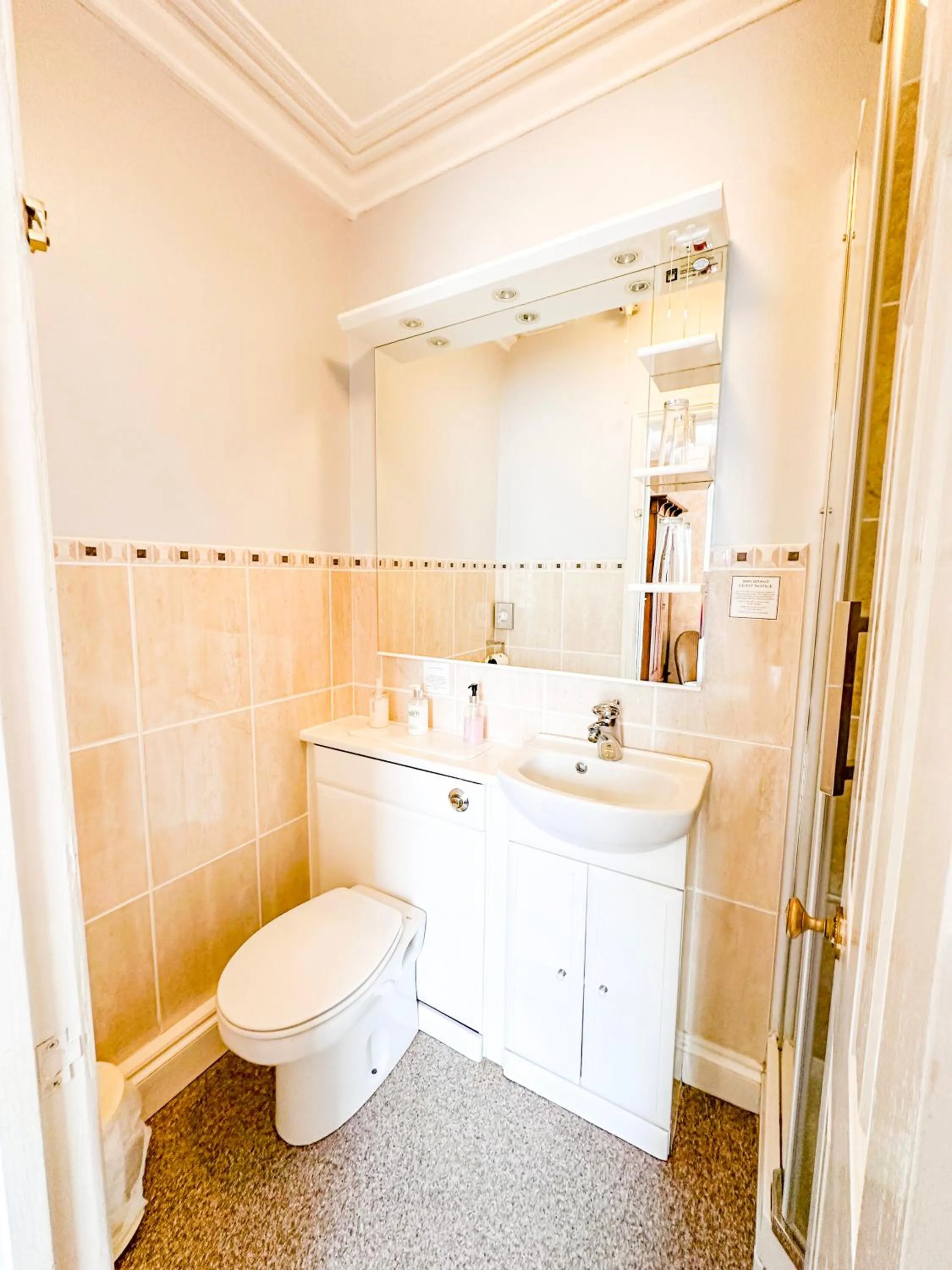 Toilet in St Vincent Guest House