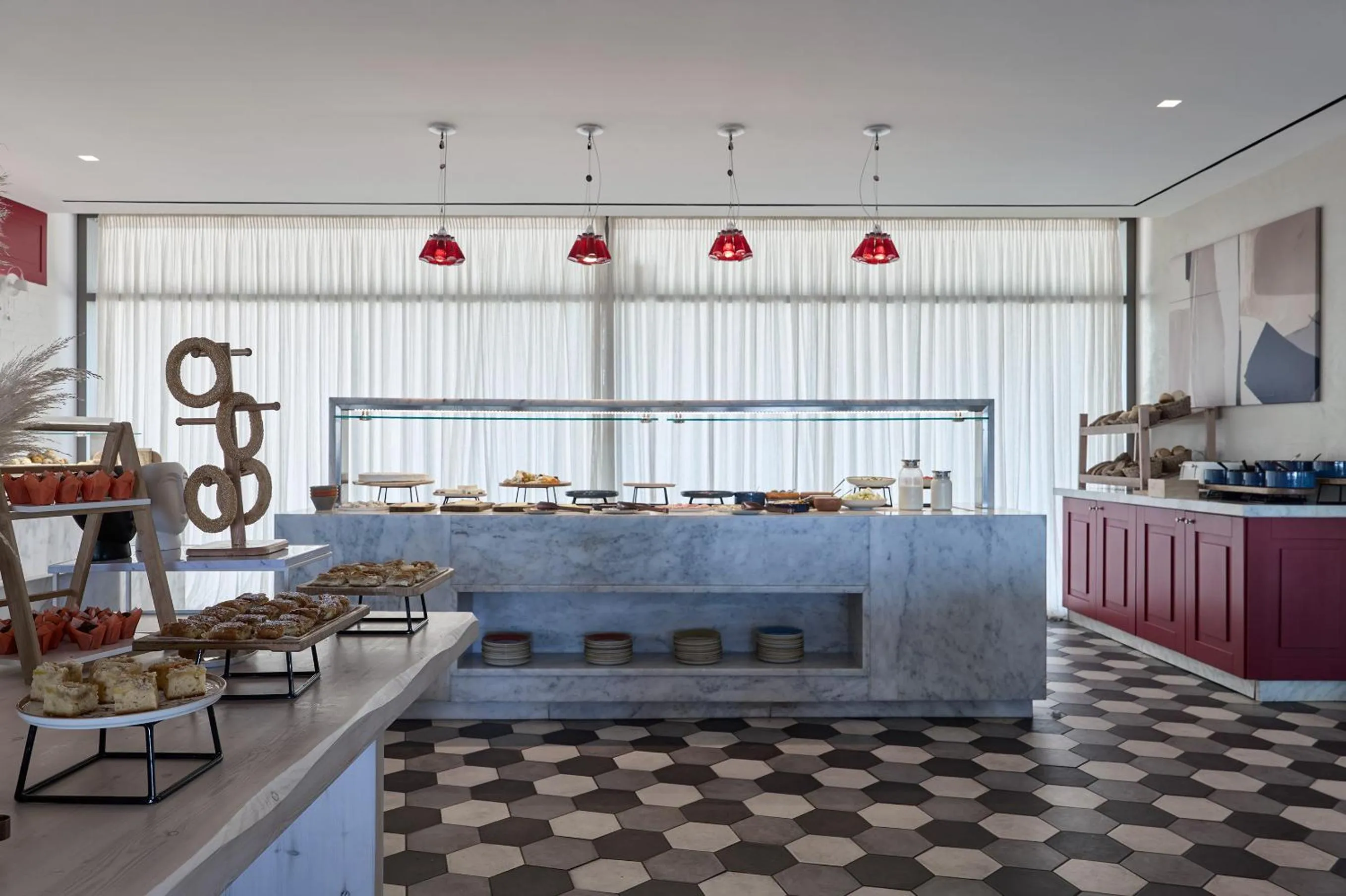 Buffet breakfast in Atlantica Dreams Resort