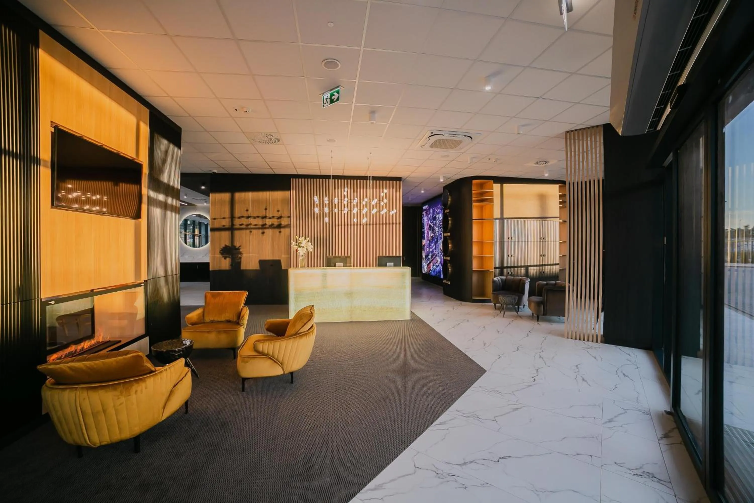 Lobby or reception in B&B HOTEL Warsaw East