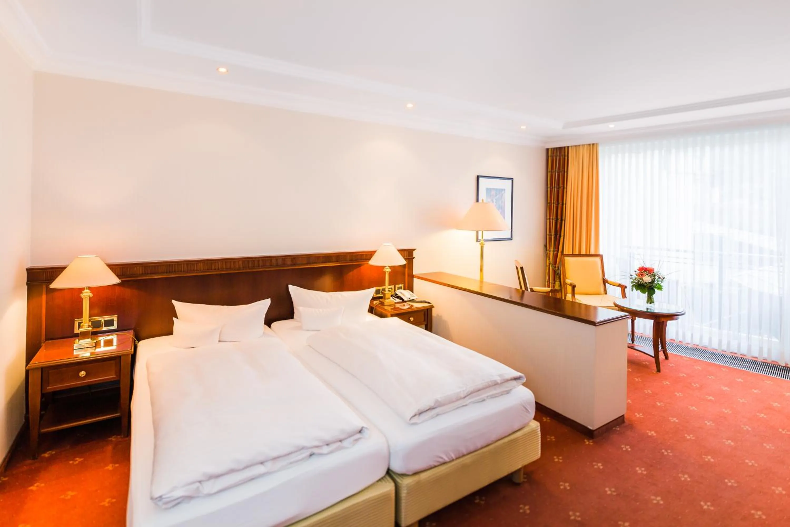 Photo of the whole room, Bed in Hotel Villa Marburg im Park