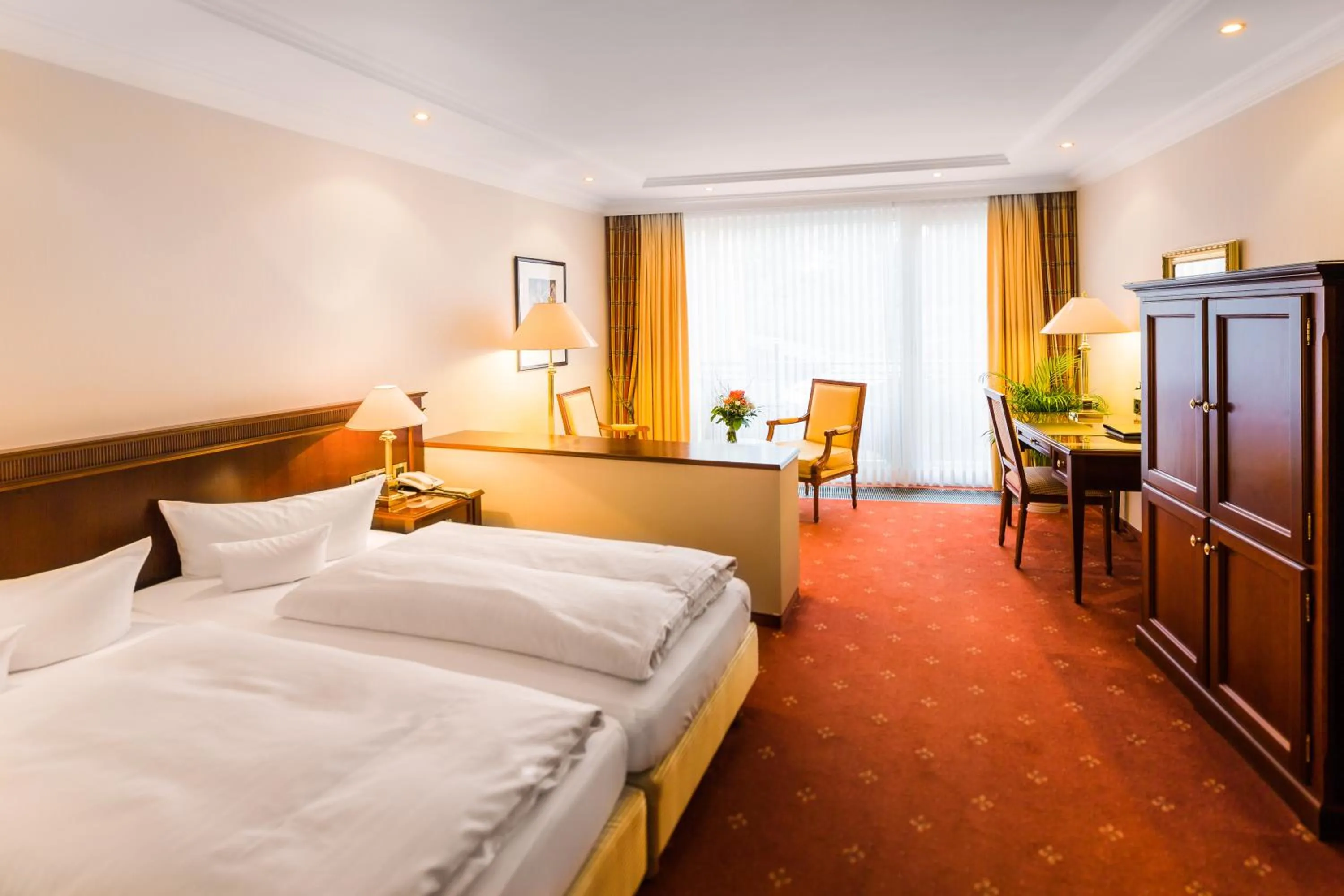 Photo of the whole room, Bed in Hotel Villa Marburg im Park