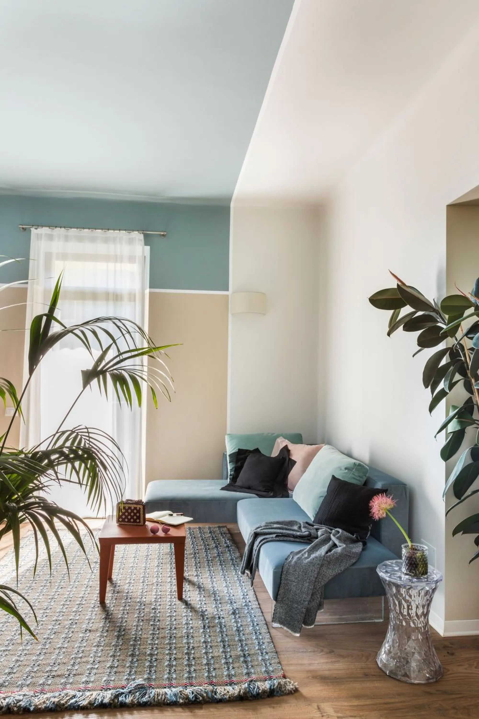 Living room in San Leonardo Suites