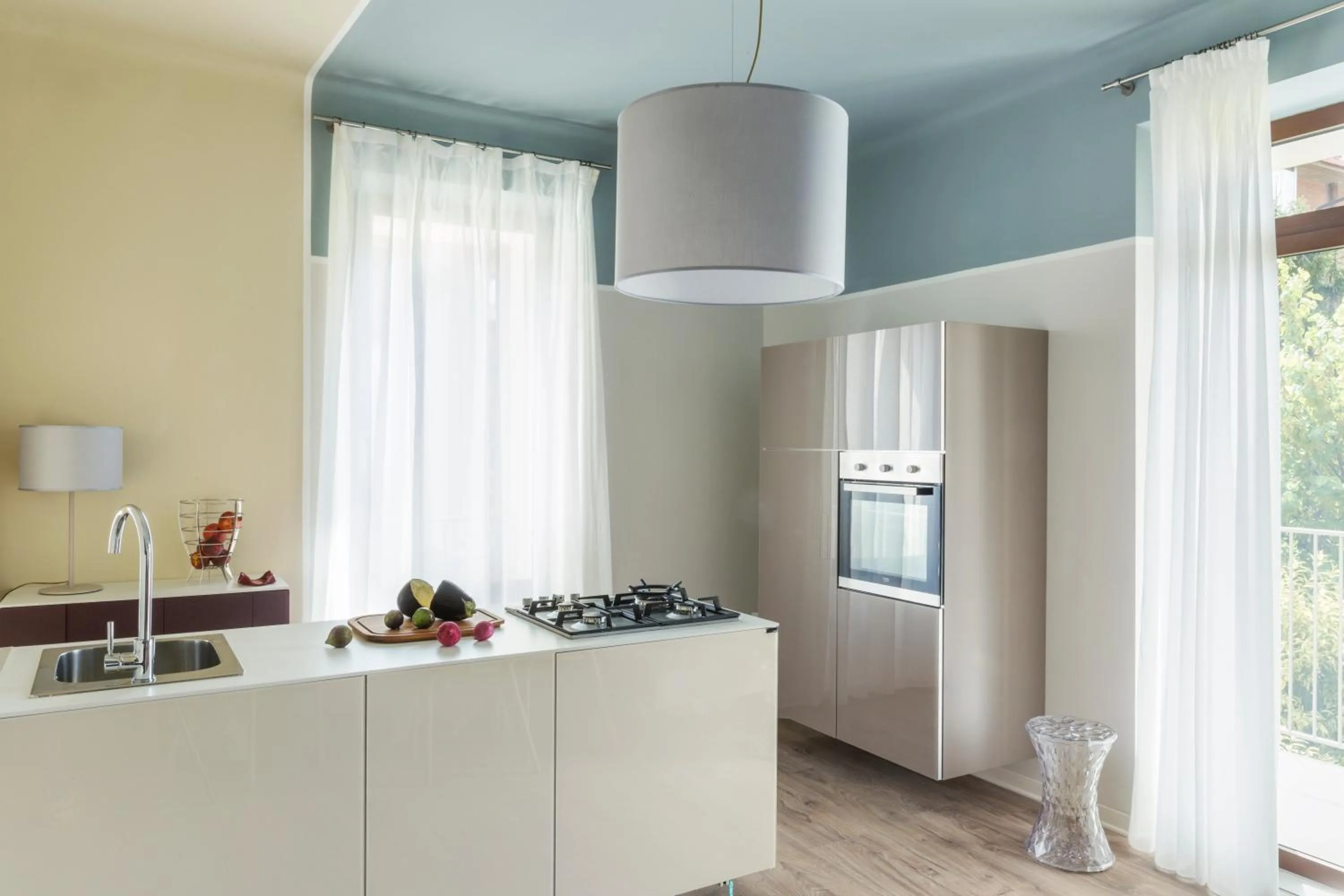 Kitchen or kitchenette in San Leonardo Suites