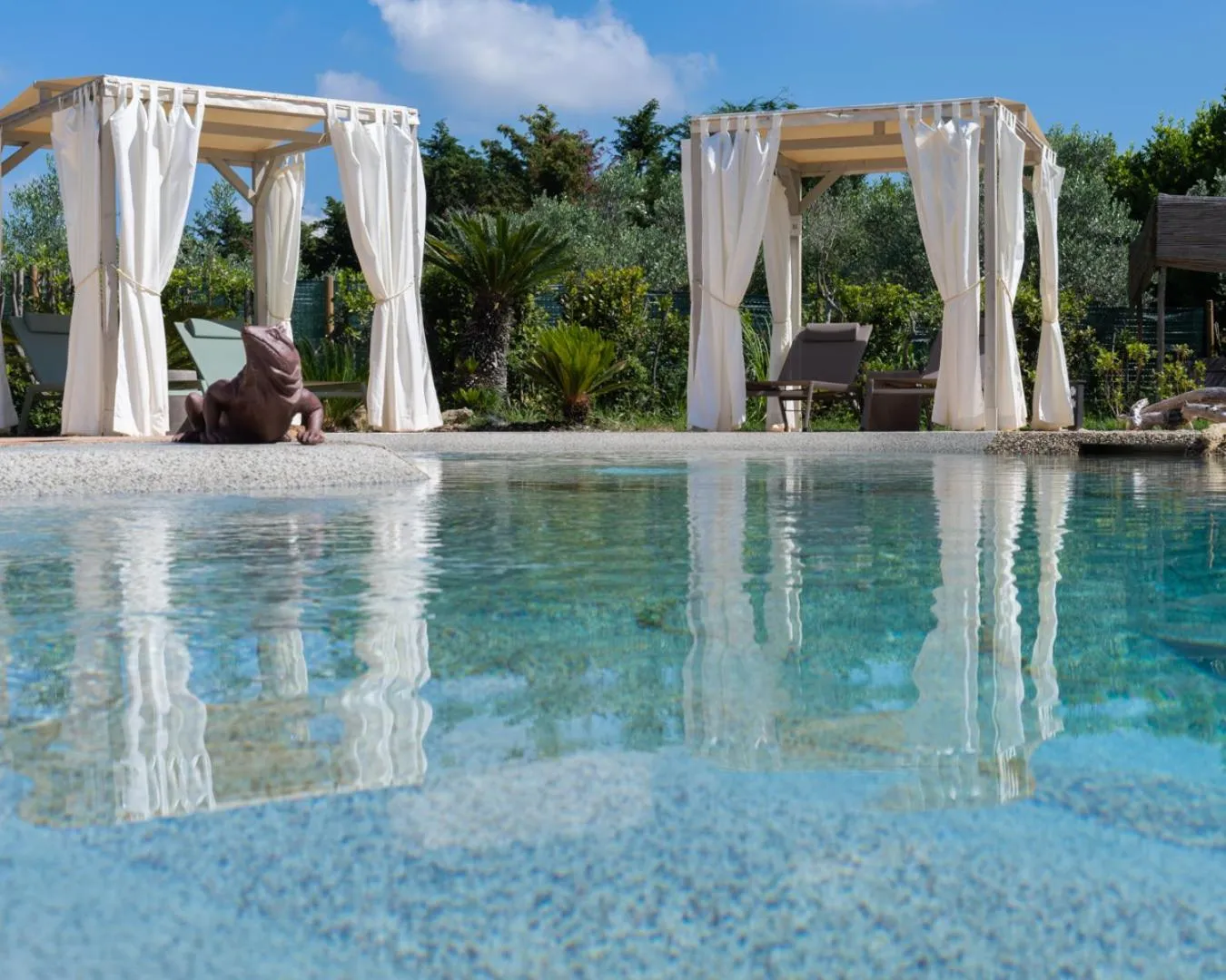 Swimming pool in Relais San Baio
