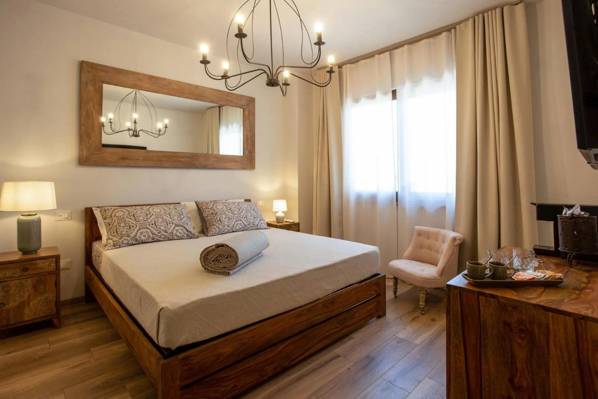 Bed in Relais San Baio