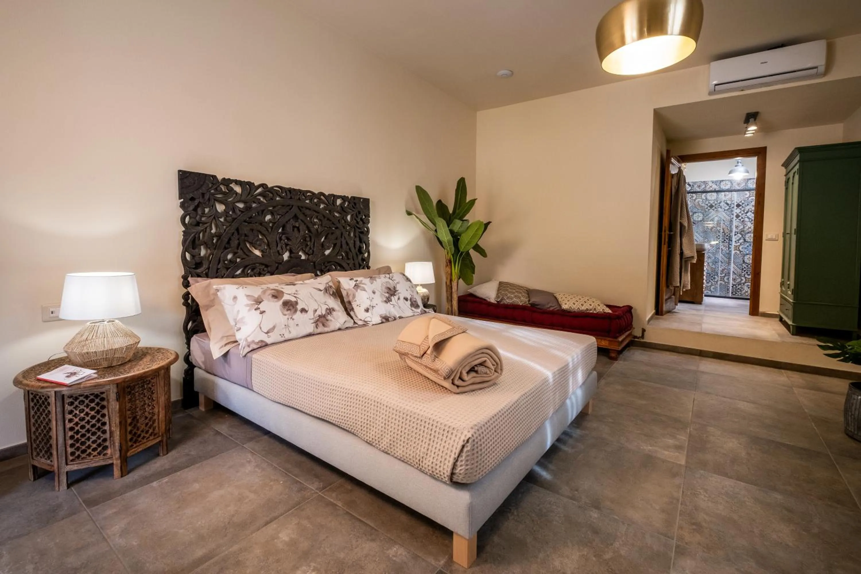 Bed in Relais San Baio