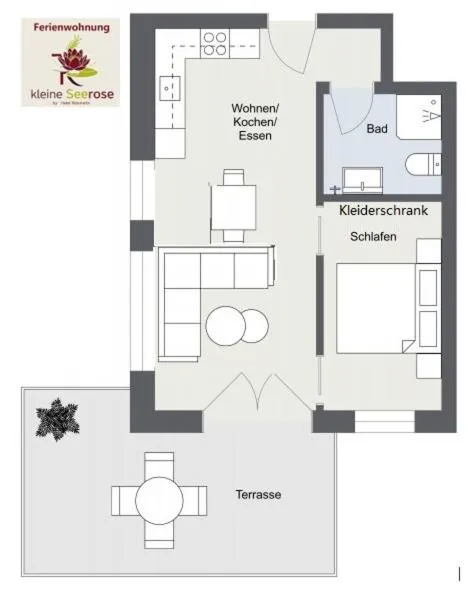 Floor plan in Hotel Rosmarin