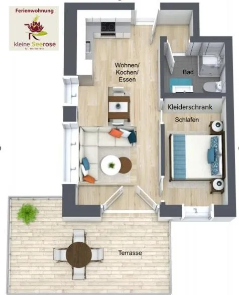 Floor plan in Hotel Rosmarin