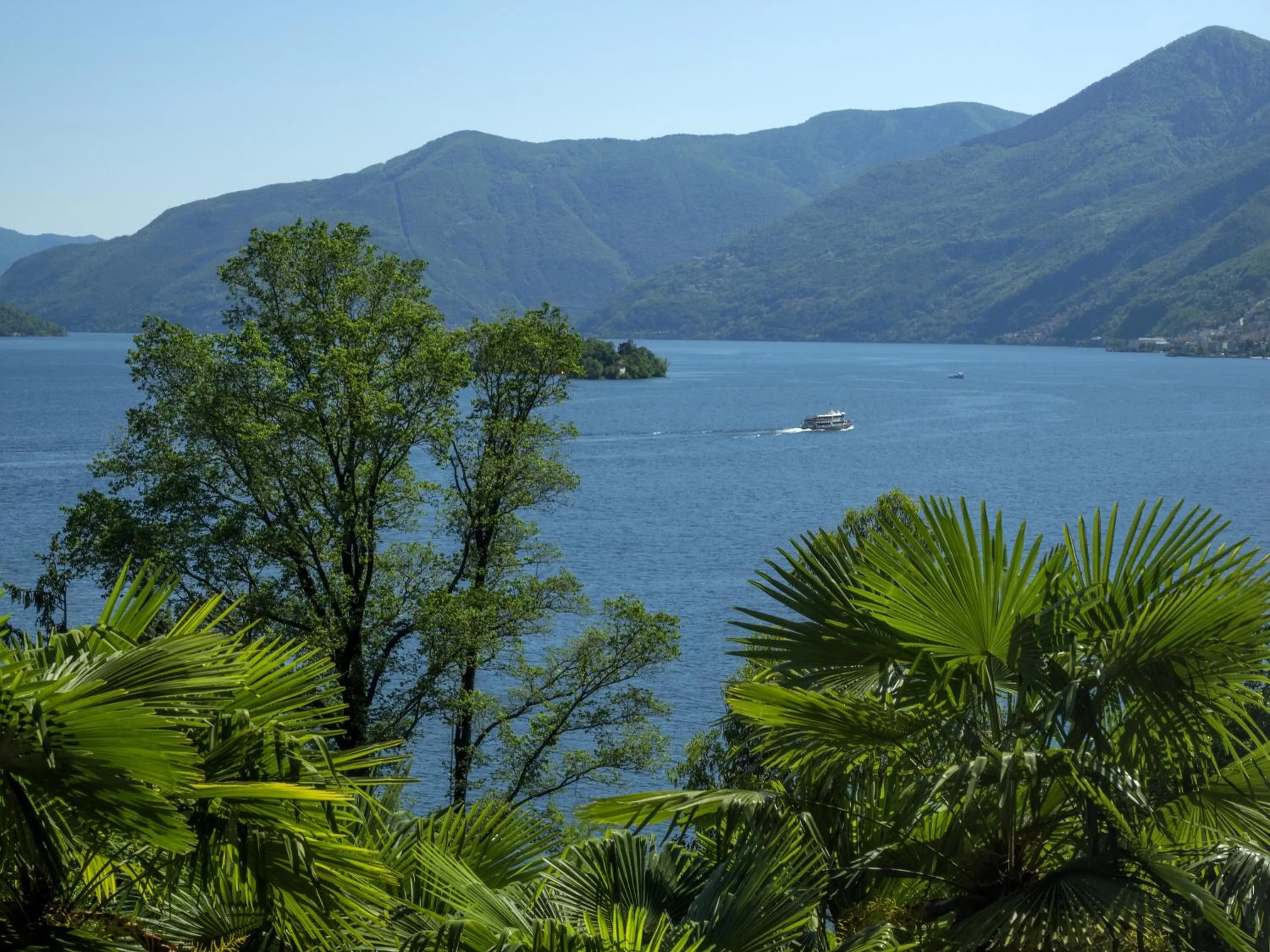 Lake view in Hotel Arancio