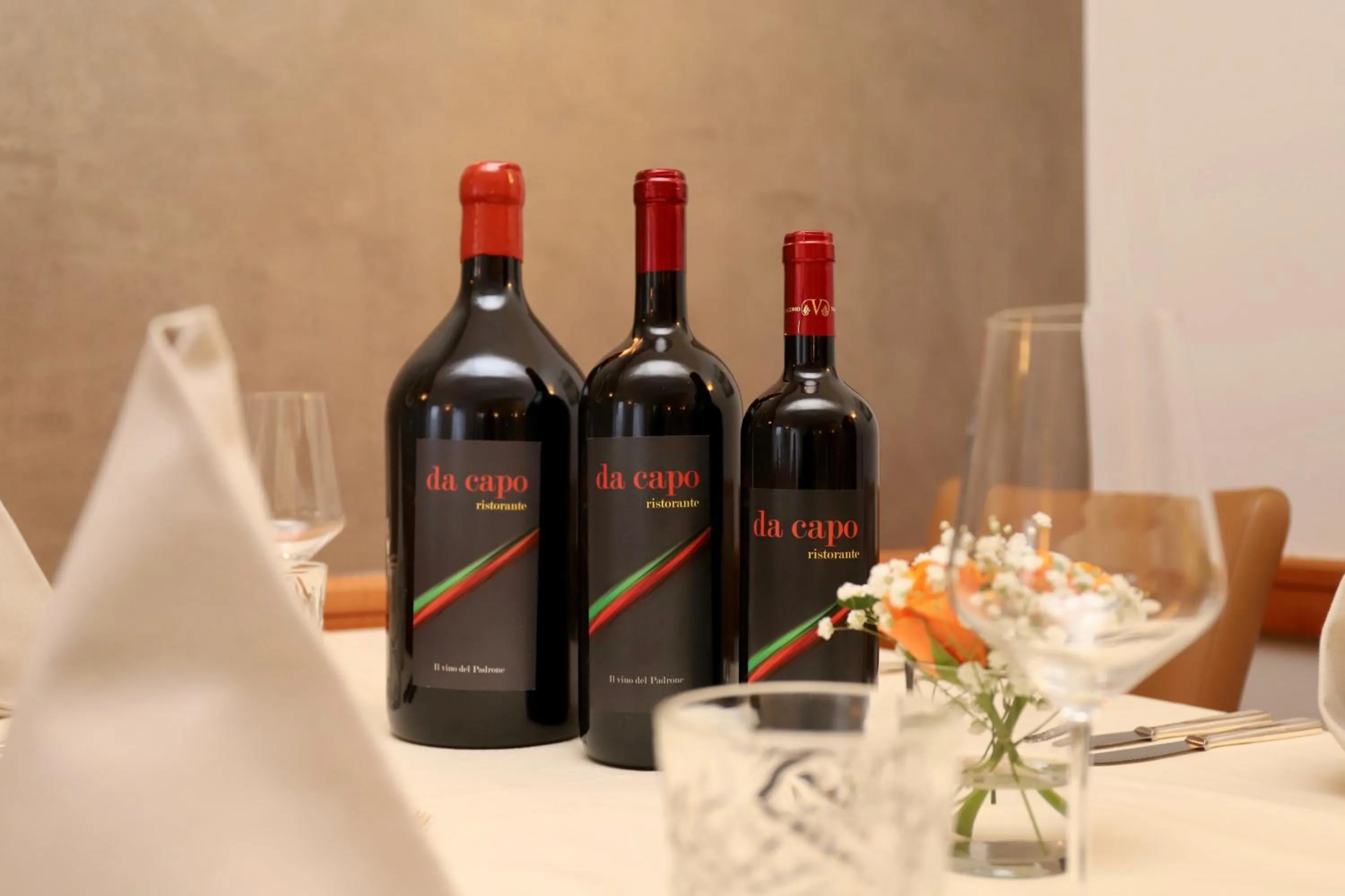 Alcoholic drinks in Hotel Arancio