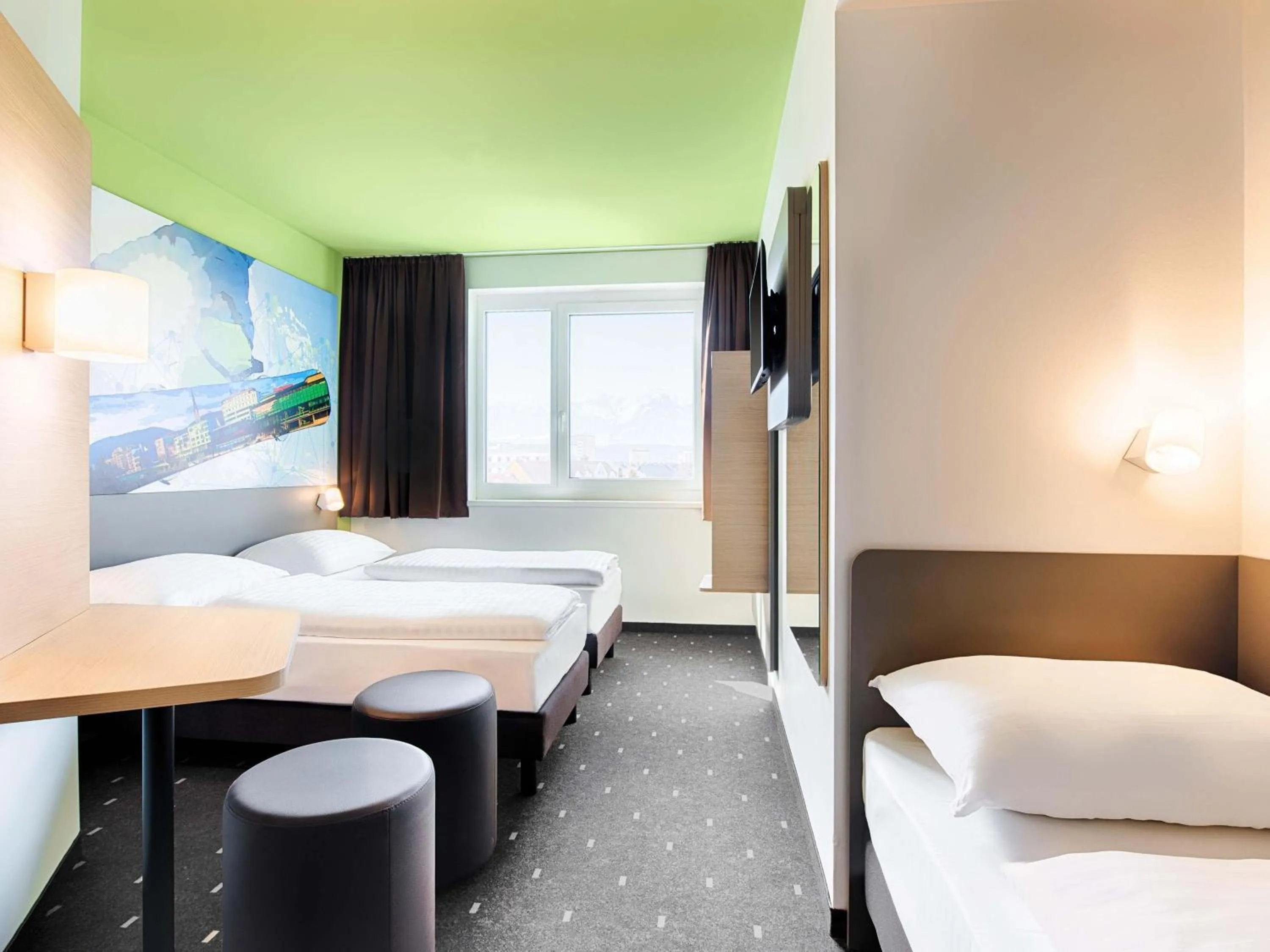 Photo of the whole room, Bed in B&B Hotel Villach