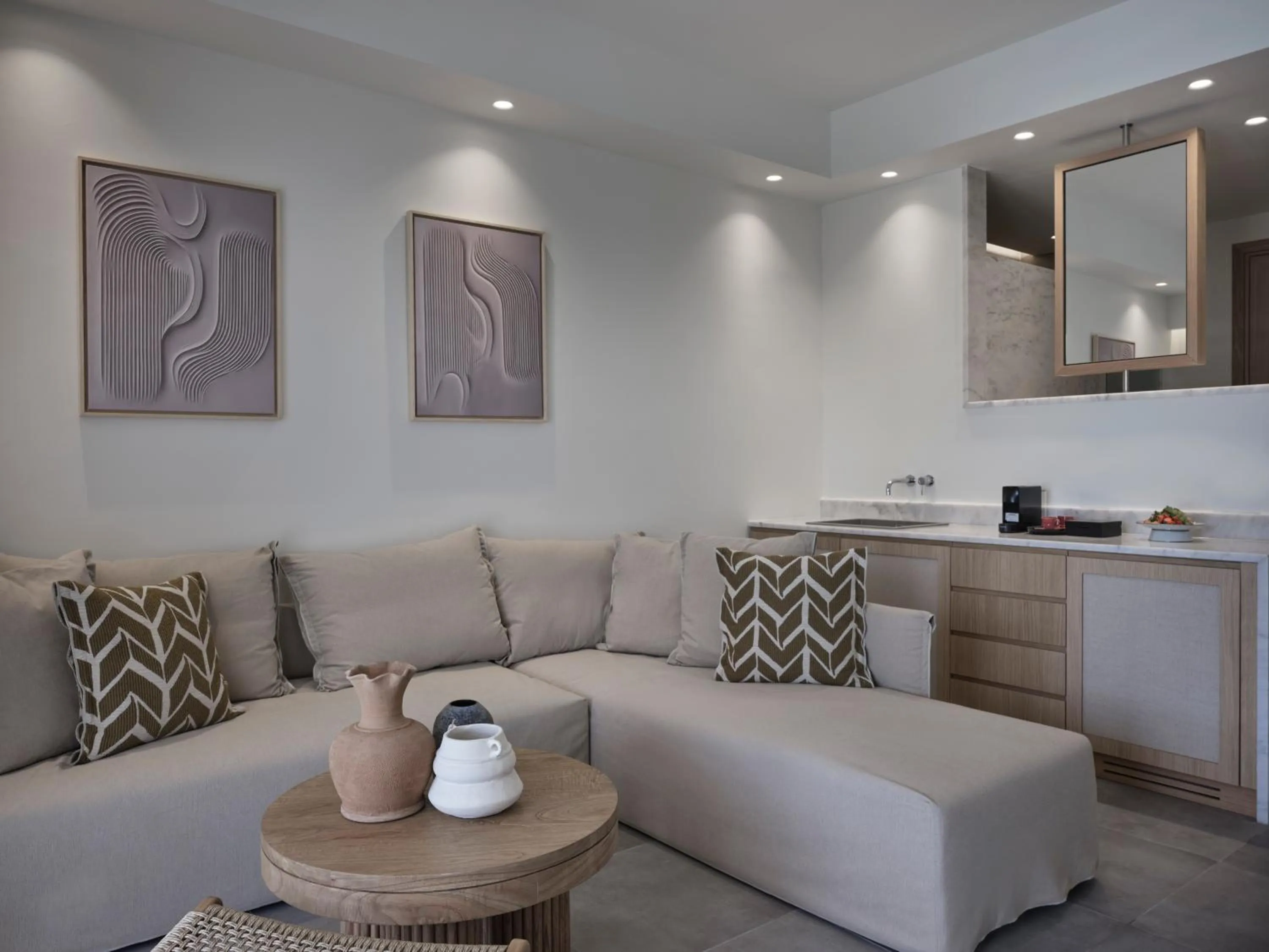 Seating area in Atlantica Beach Resort Kos