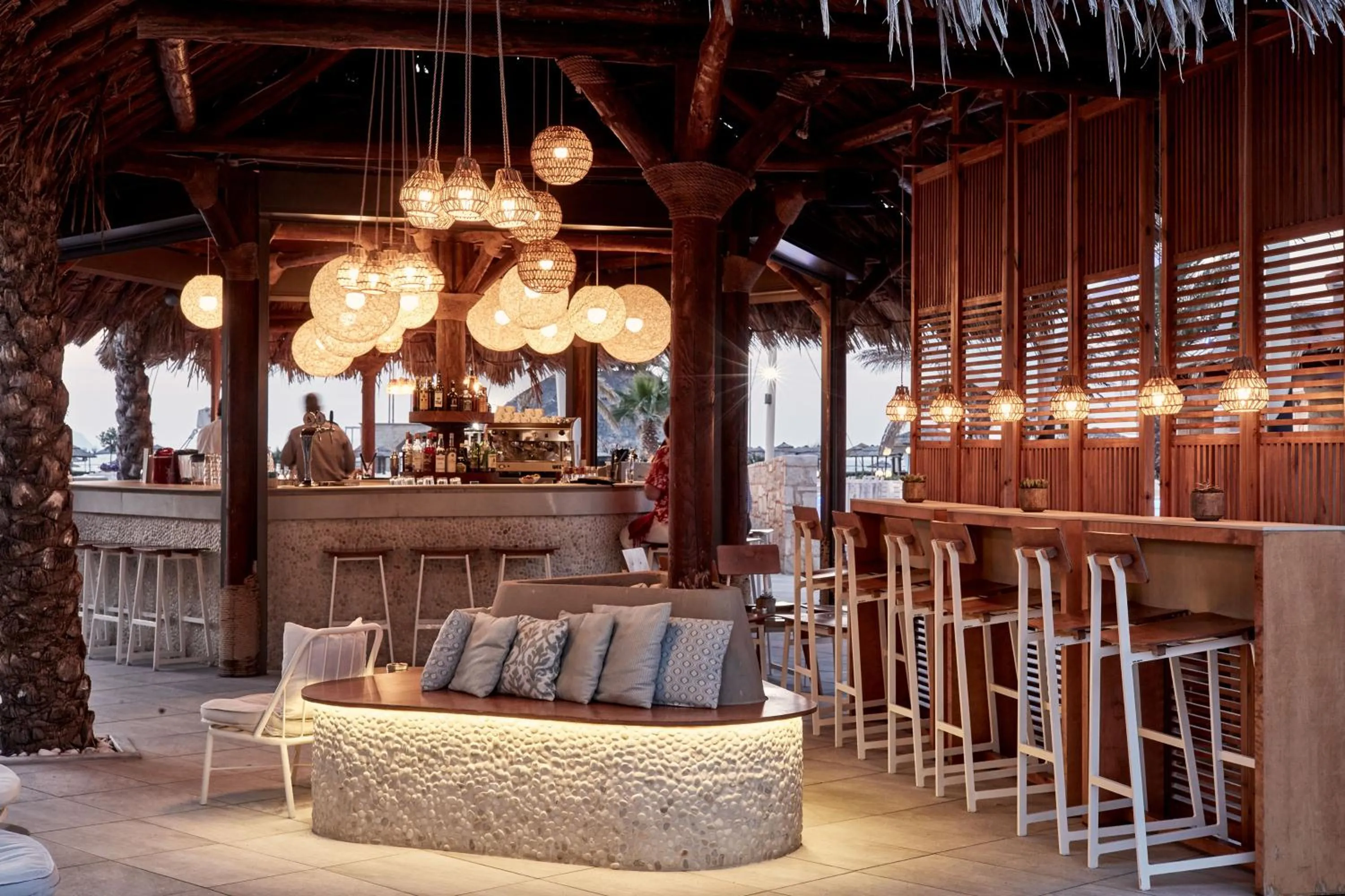 Lounge or bar in Atlantica Caldera Palace