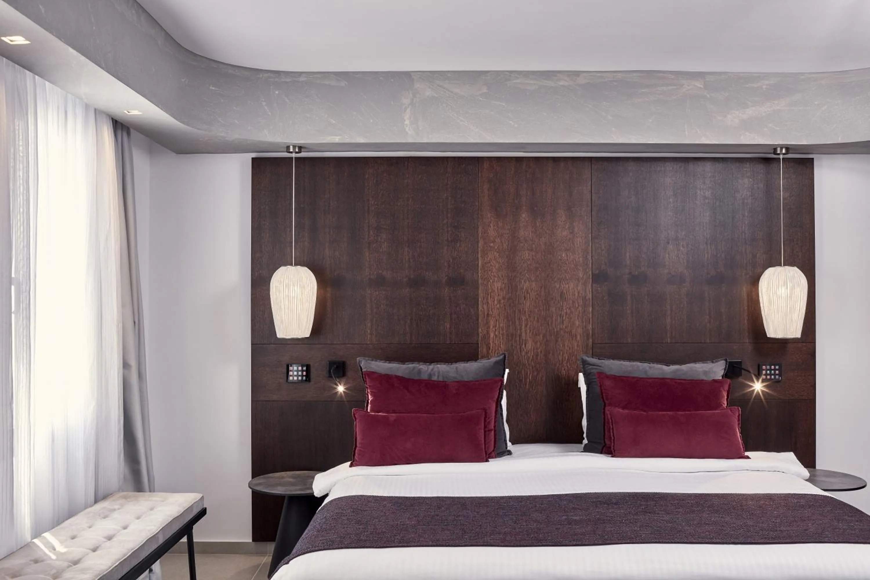 Bed in Atlantica Caldera Palace