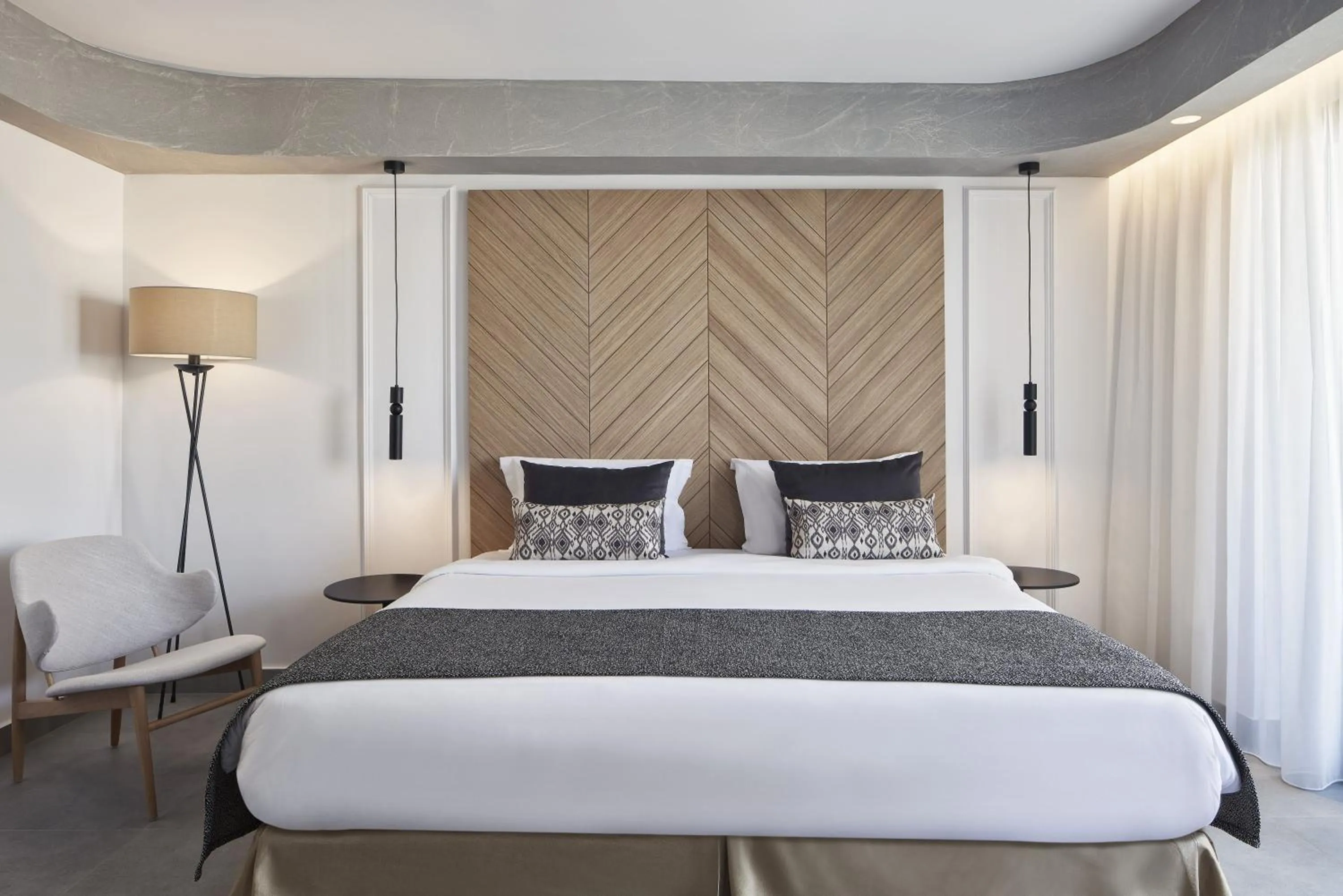 Bed in Atlantica Caldera Palace