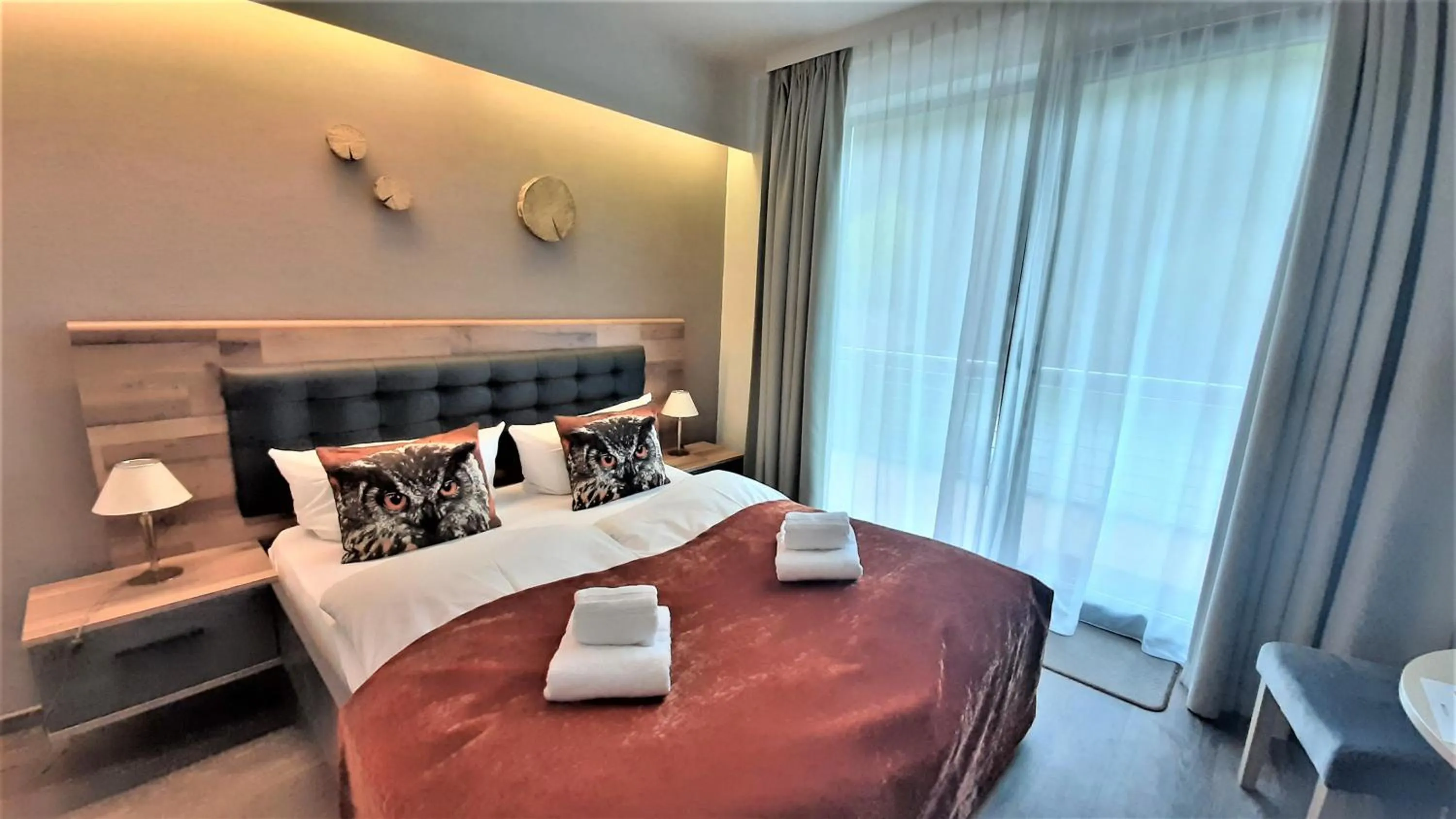 Bed in Harz hotel Iris