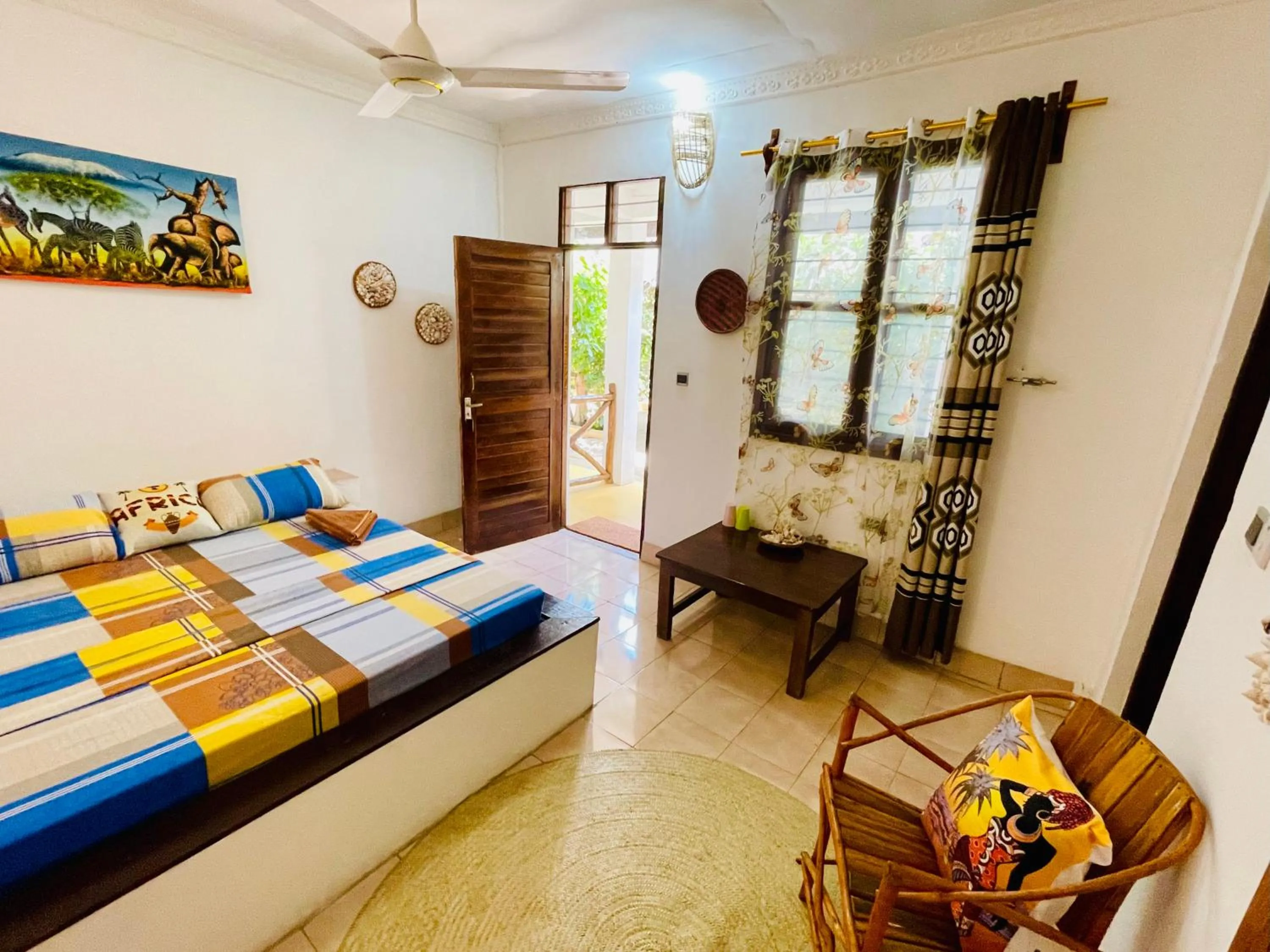 Bed in Max Hotel Nungwi