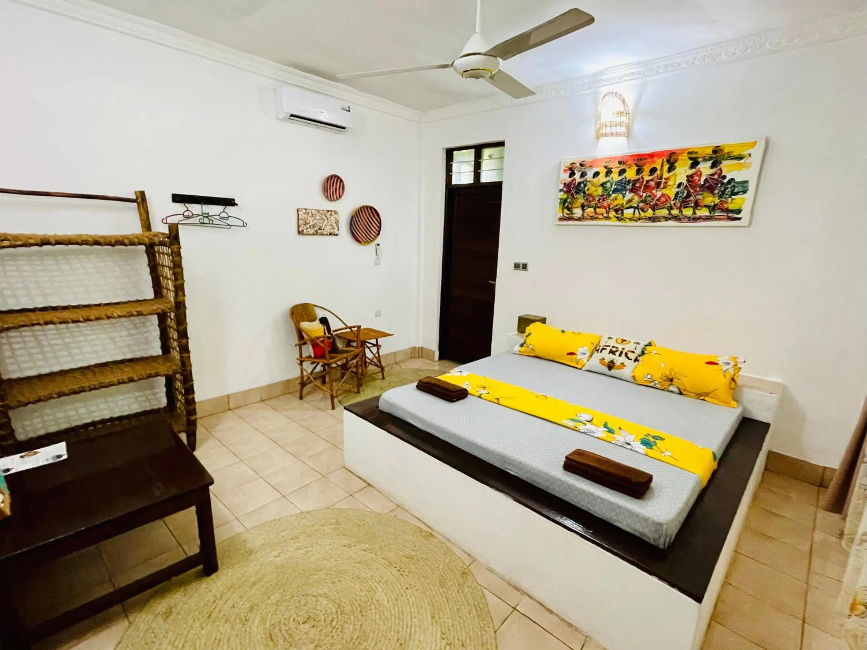 Bed in Max Hotel Nungwi